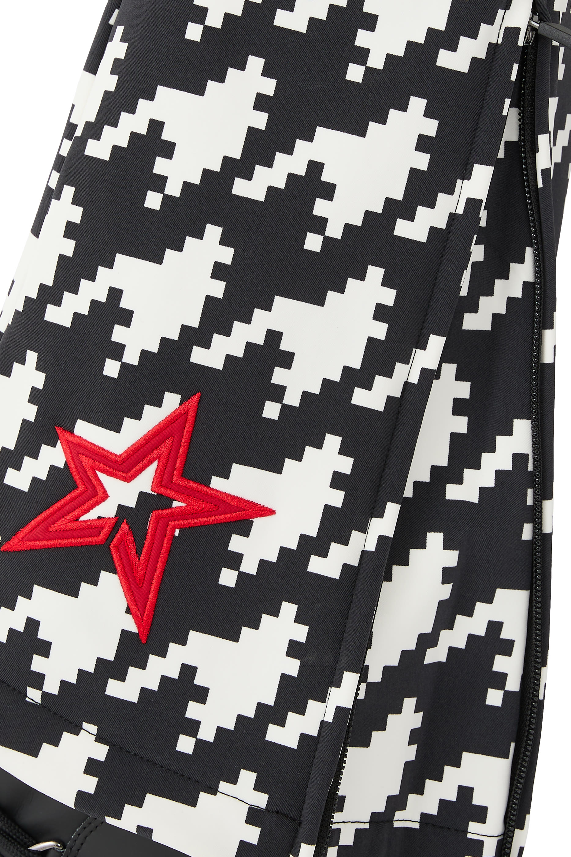 Houndstooth Bib Ski Suit