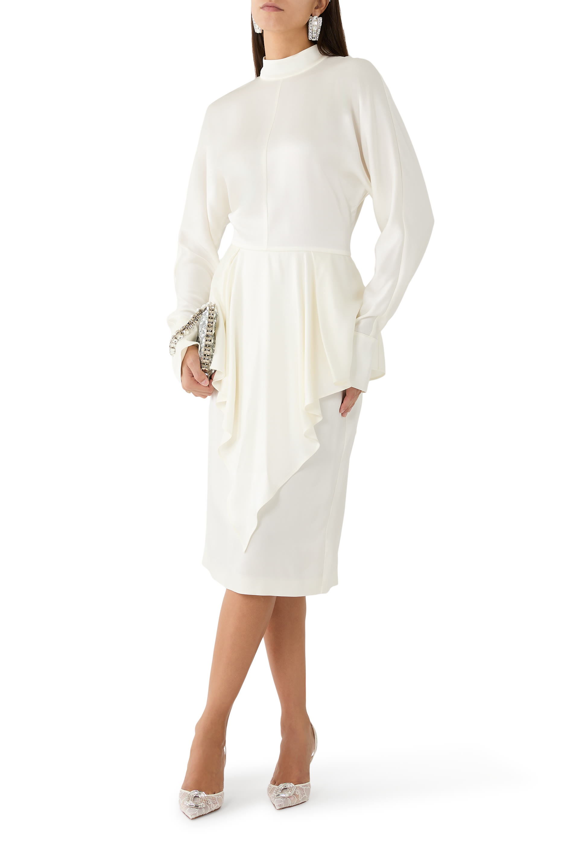 Satin Midi Dress
