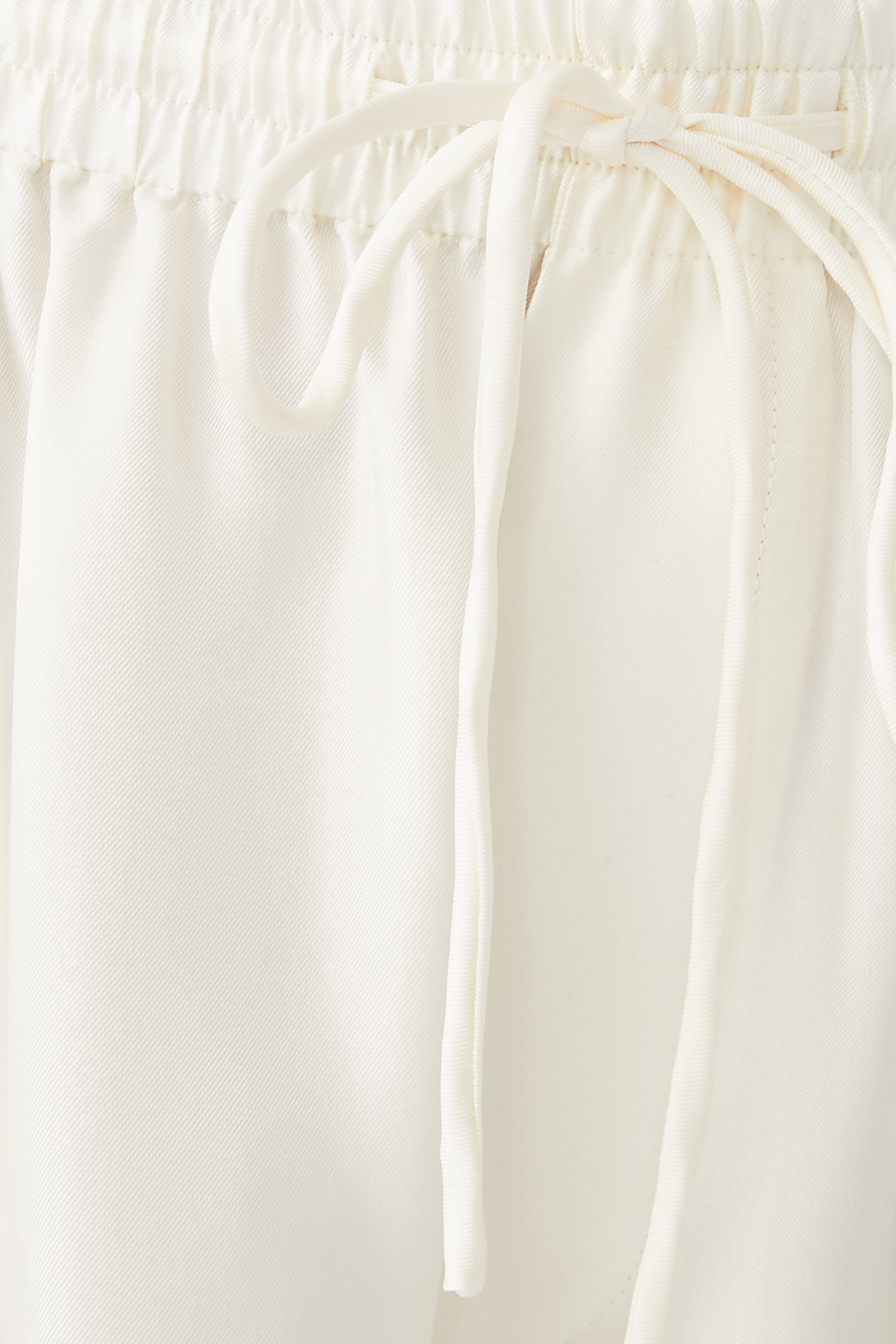 Wide-Leg Silk Trousers