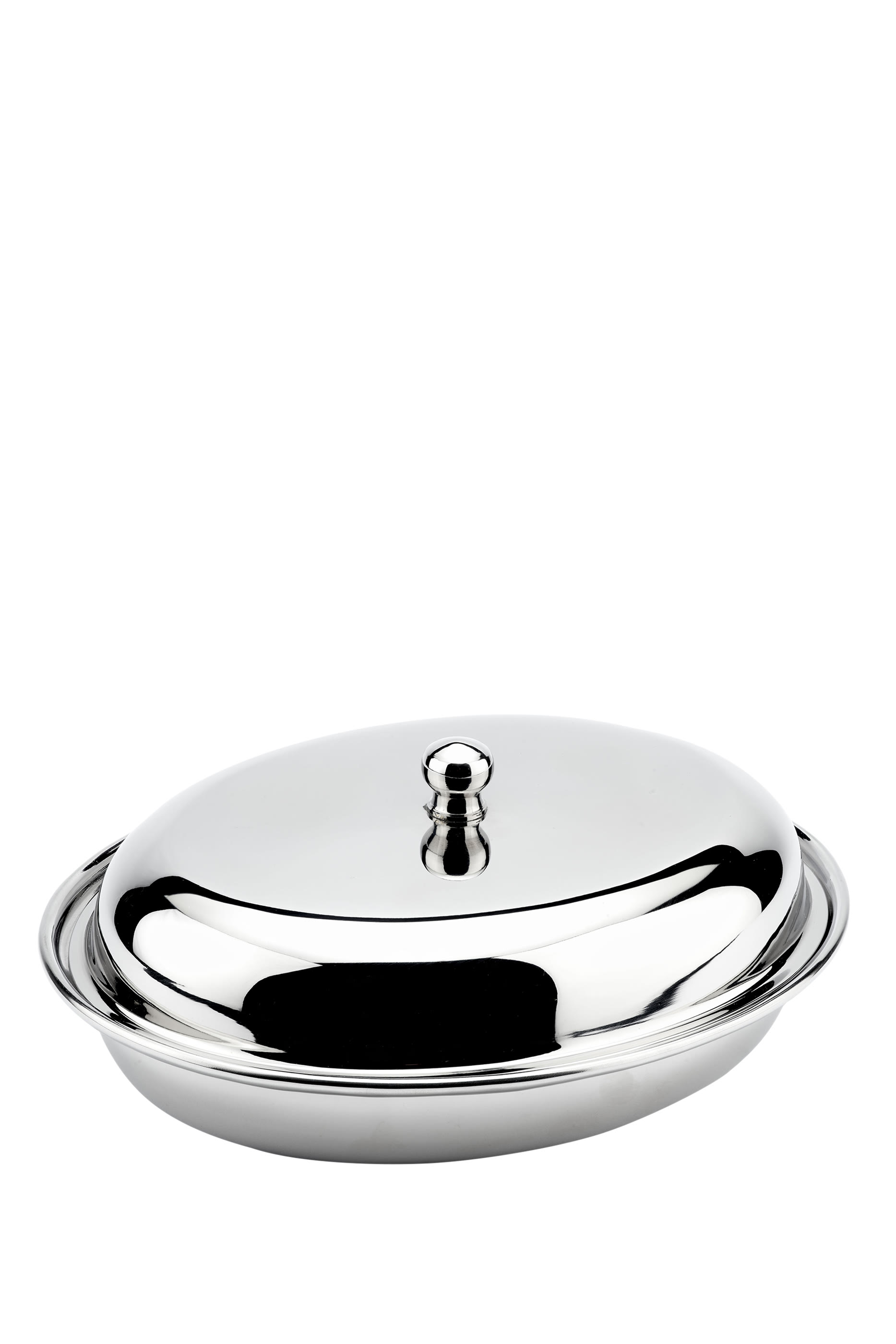 Holloware Oval Vegetable Dish & Cover