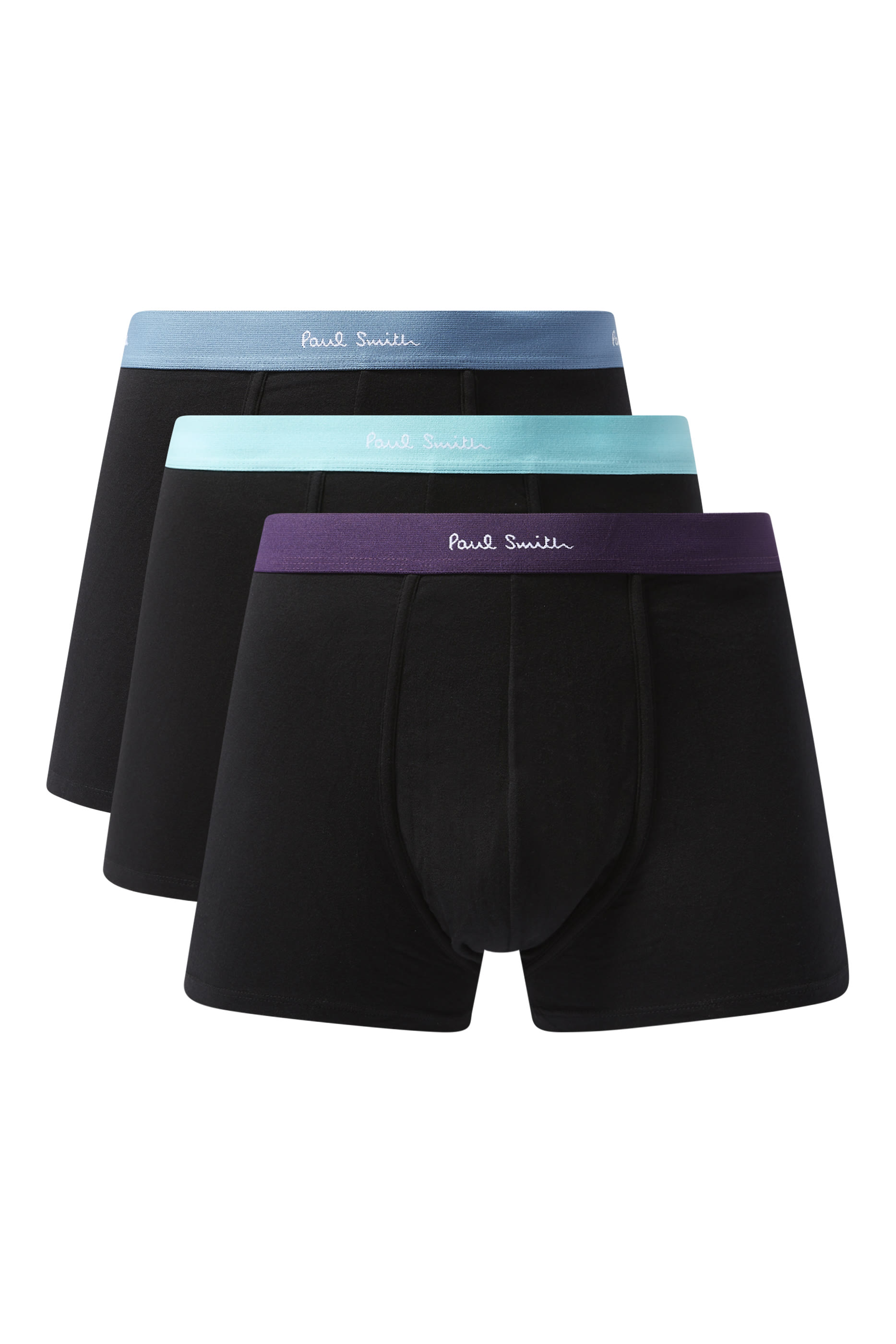 Logo Waistband Trunks, Pack Of 3