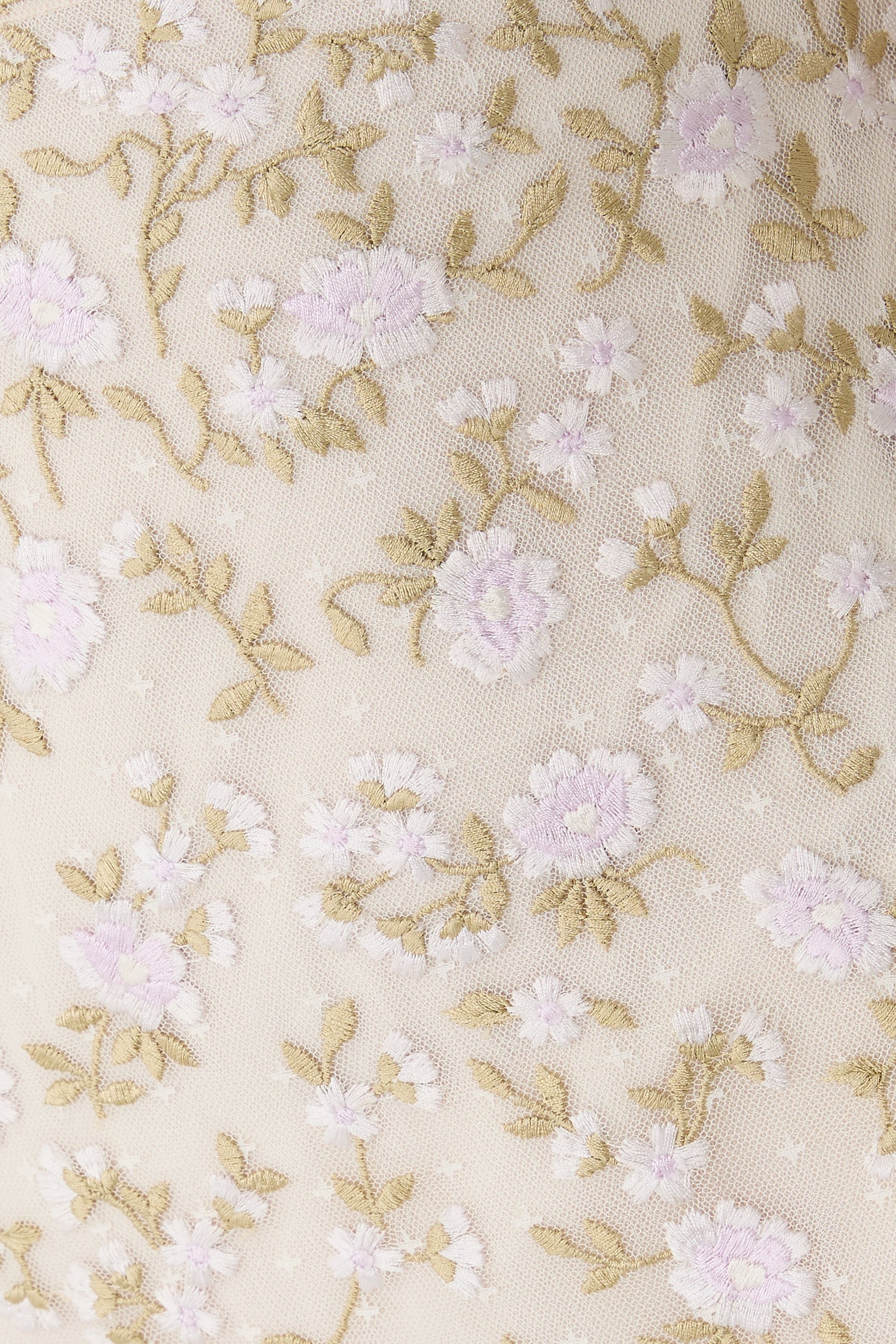 Lea Ditsy Floral Evening Dress