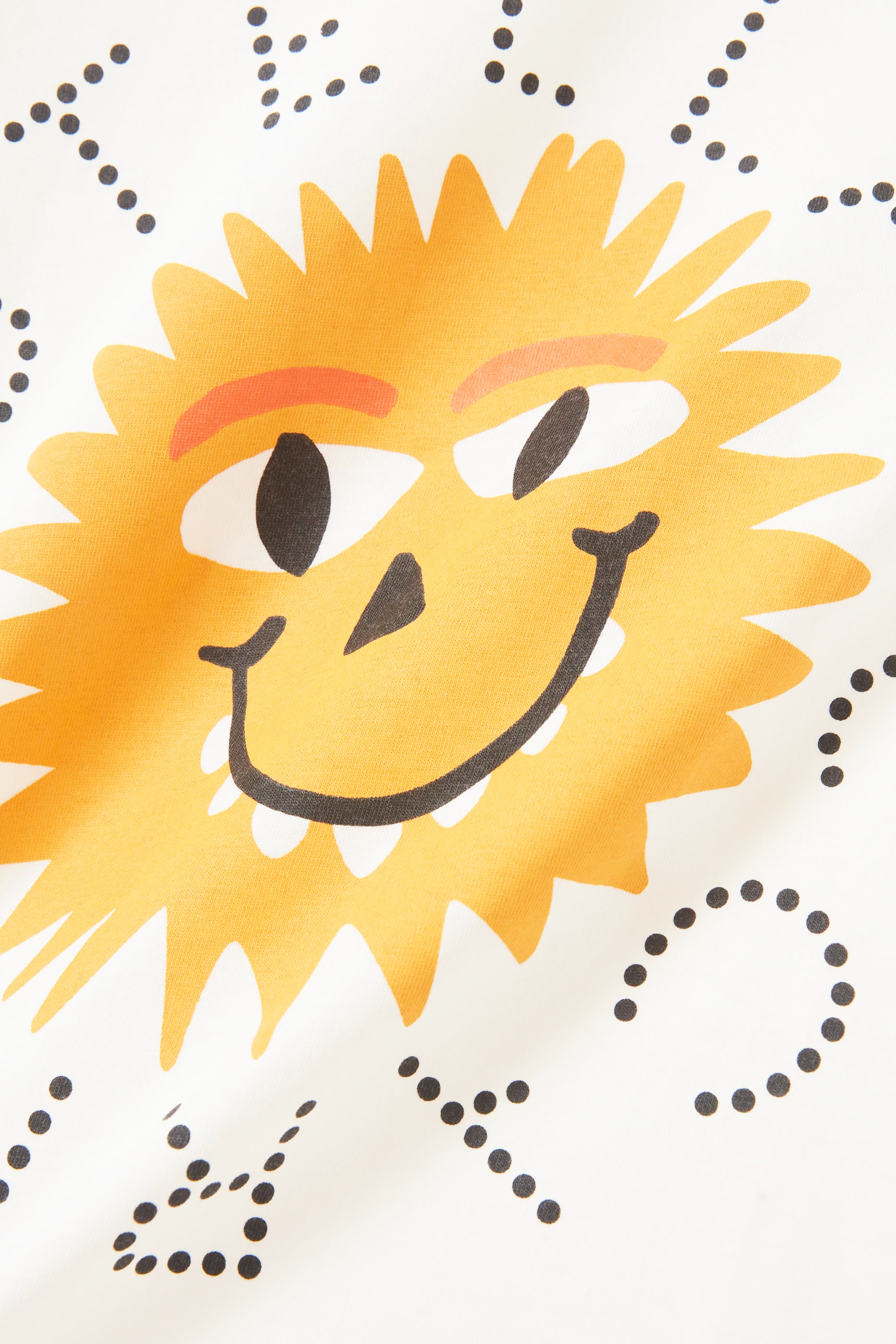 Kids Cotton Sun Print T-shirt