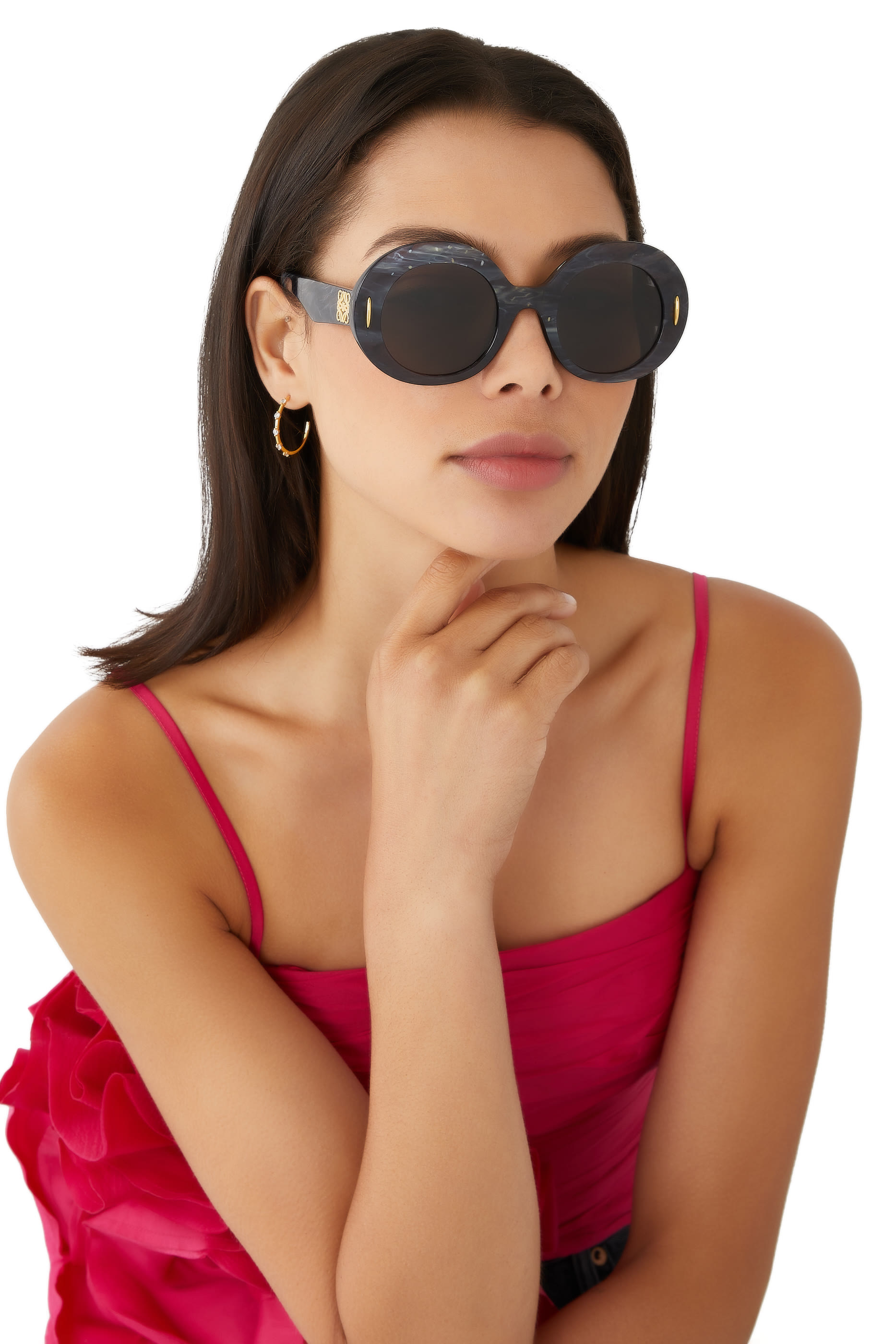 Anagram Round Screen Sunglasses