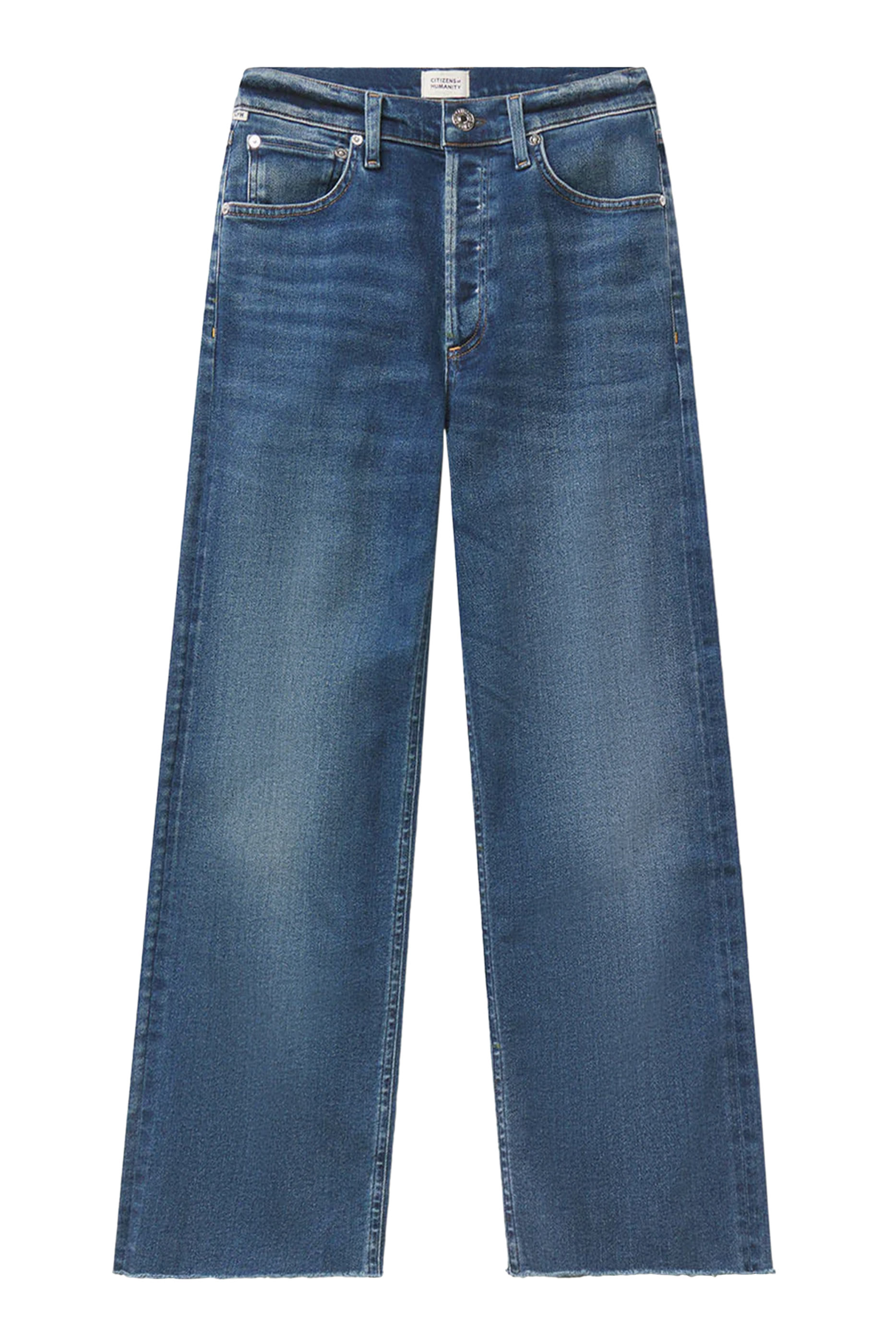 Palma Straight Raw Hem Jeans