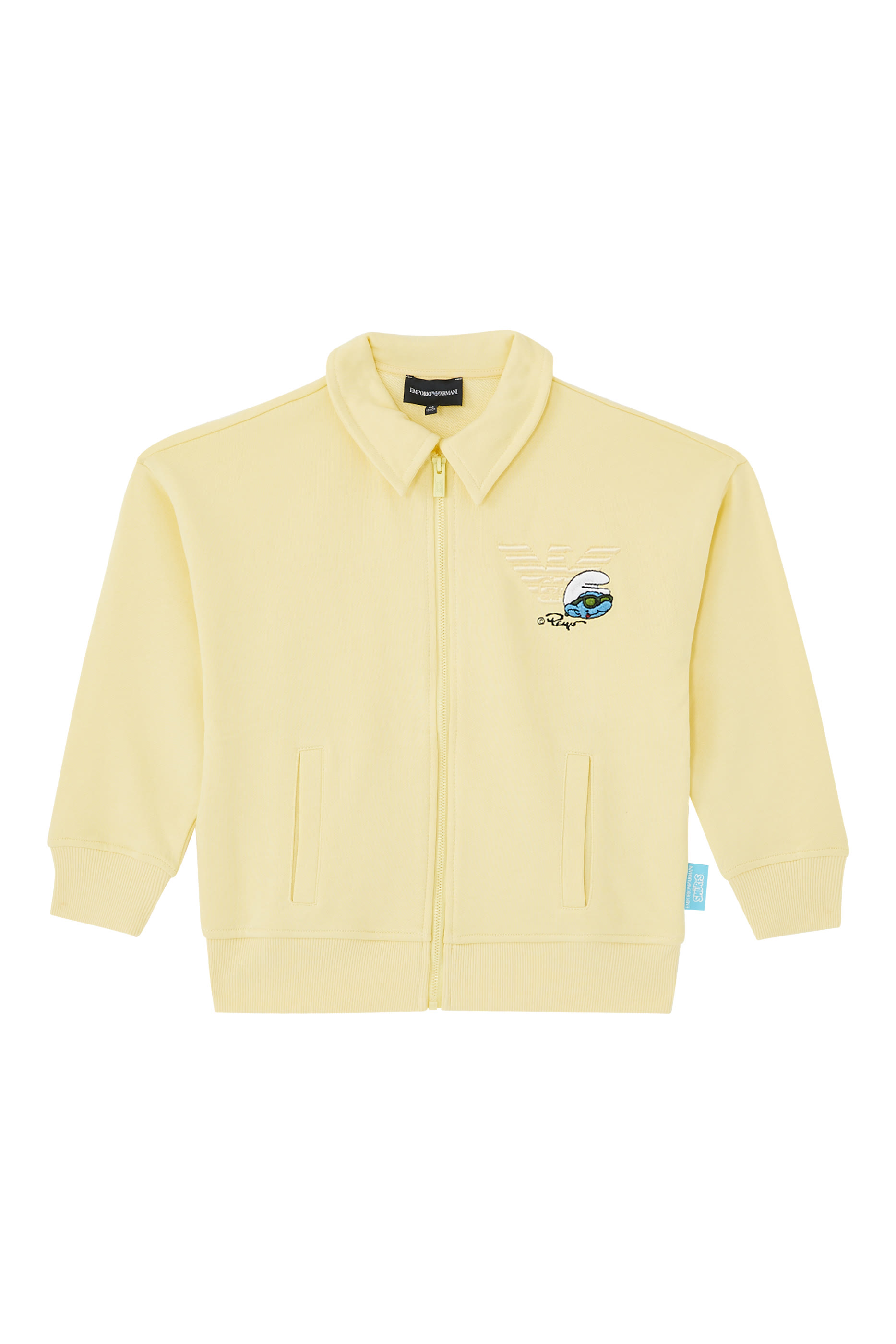 Kids Embroidered Eagle Logo Zip Sweatshirt