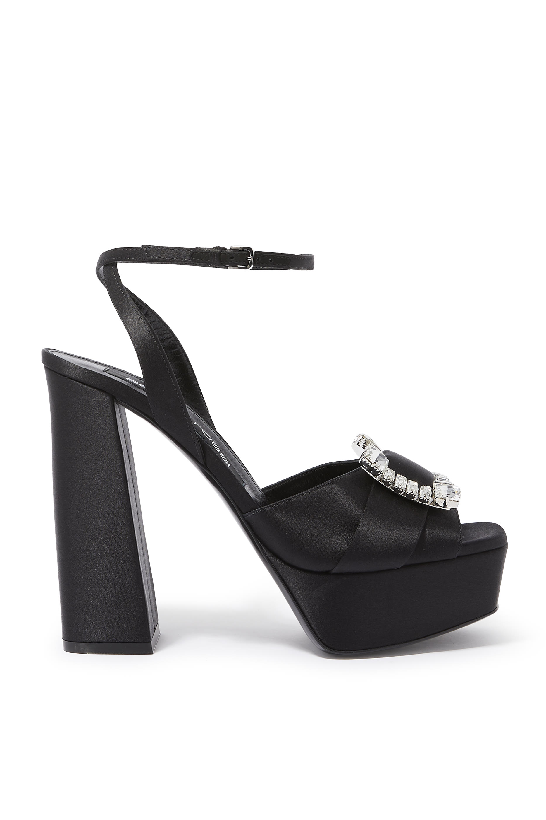 Crystal-Embellished 135 Platform Sandals