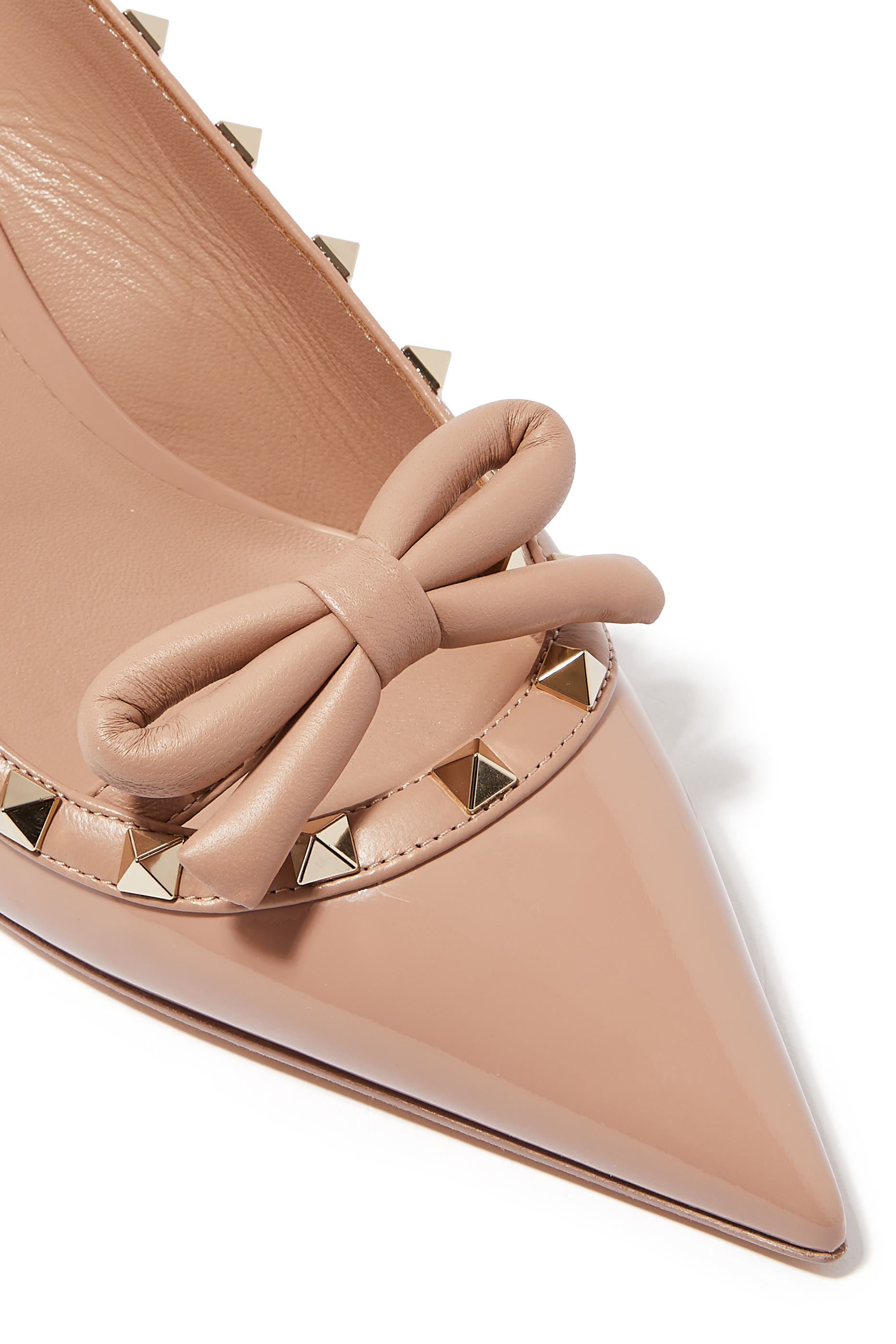 Rockstud 60 Bow Slingback Pumps