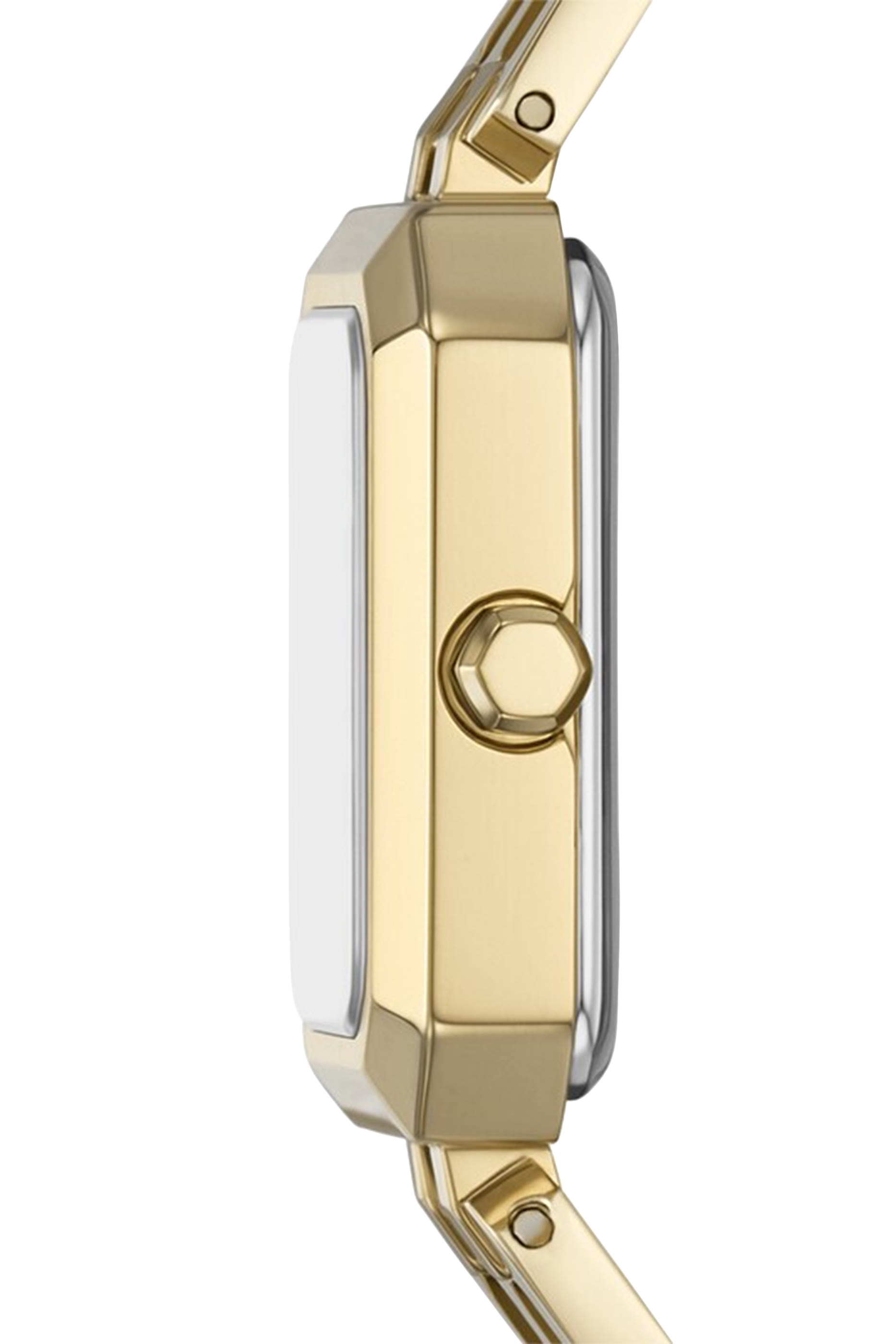 Two-Hand Gold-Tone Stainless Steel Watch