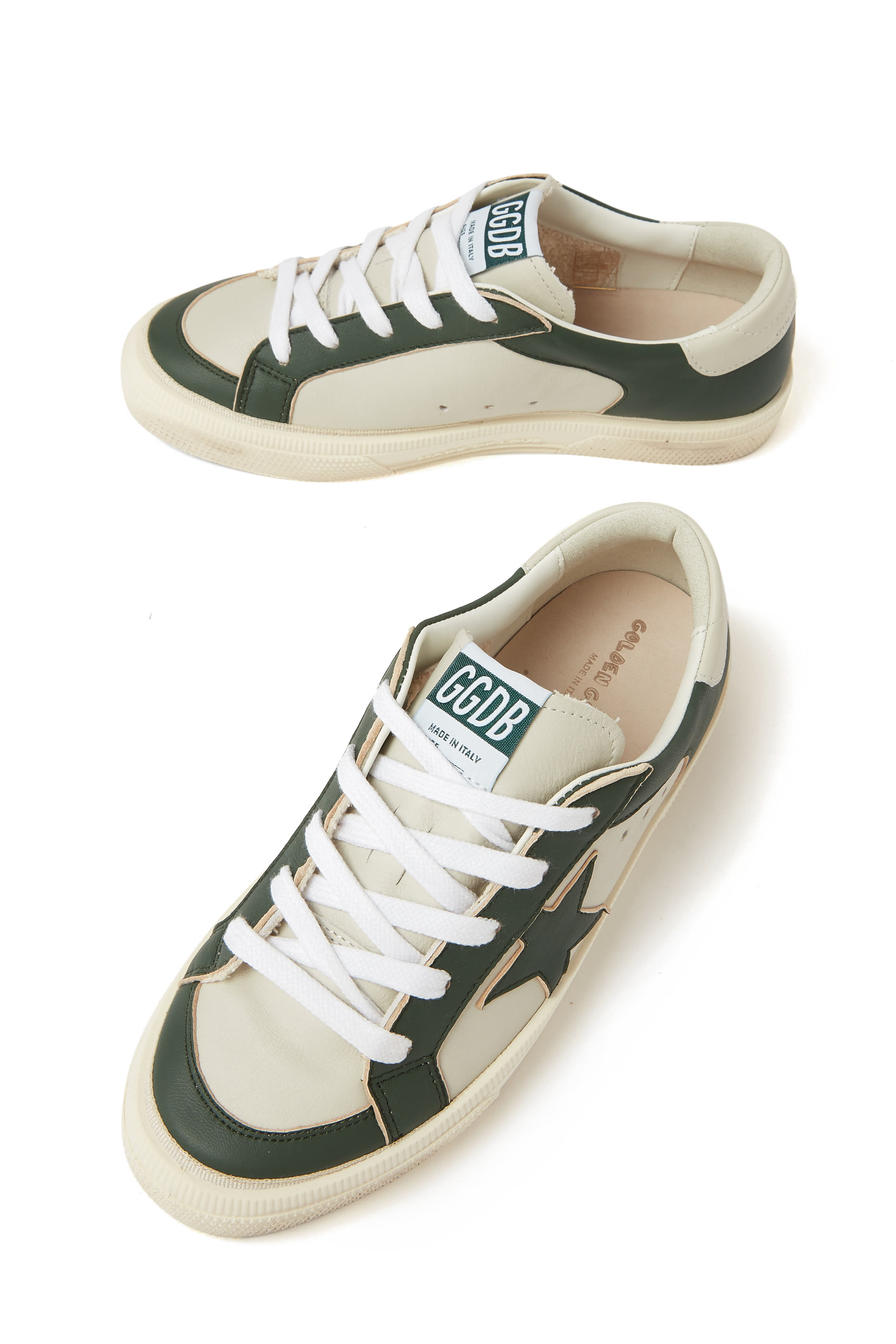 Kids May Leather Sneakers