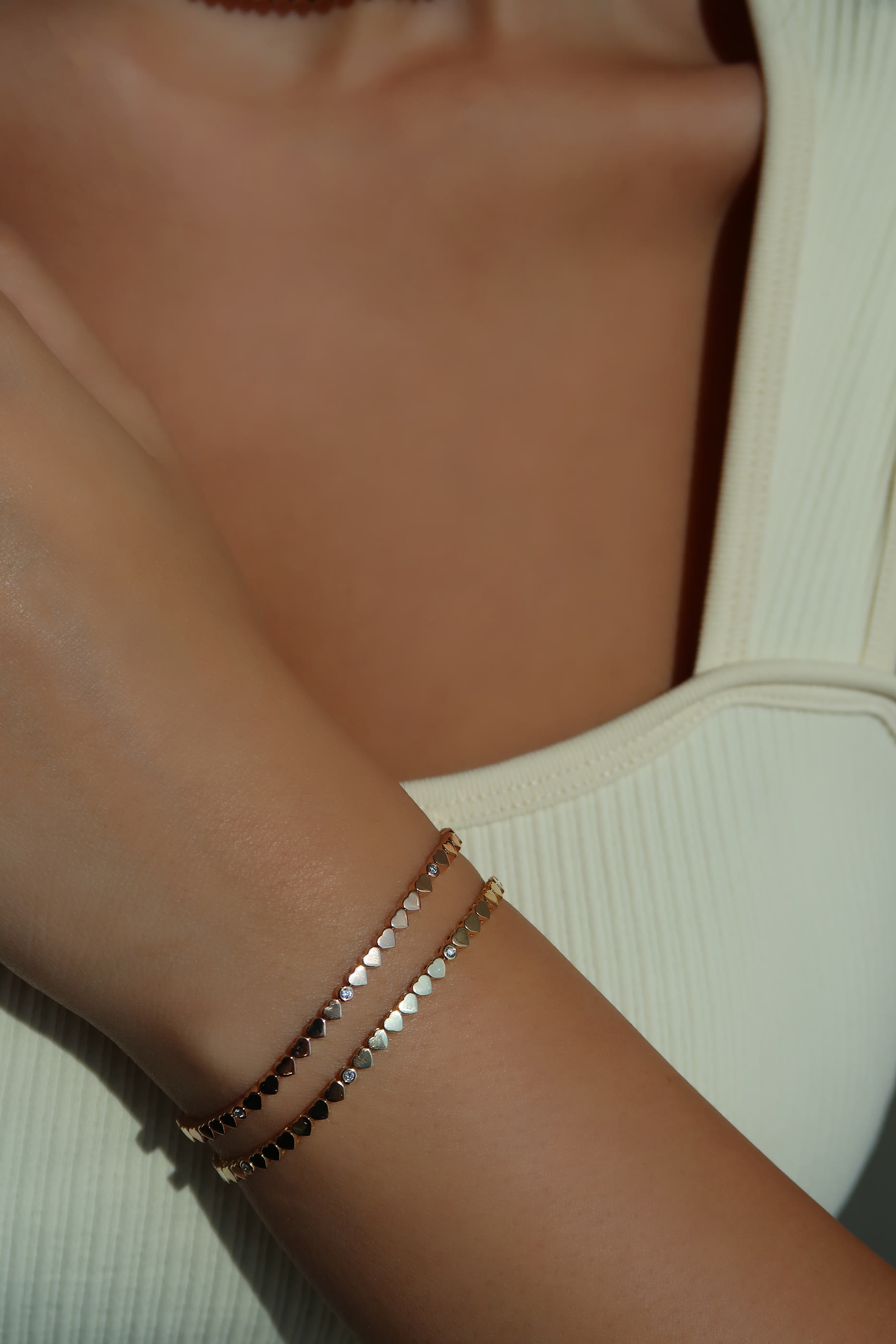 Love in Tokyo Bracelet, 18K Rose Gold & Diamonds
