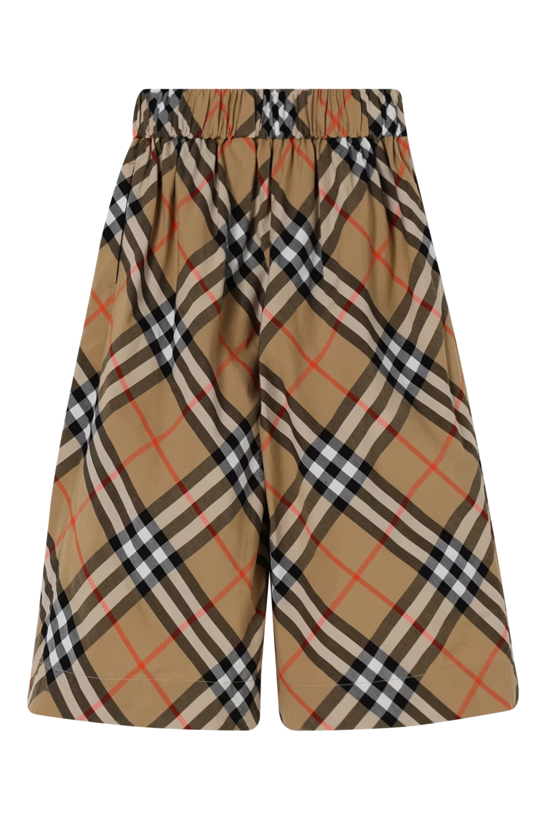 Kids Check Cotton Trousers