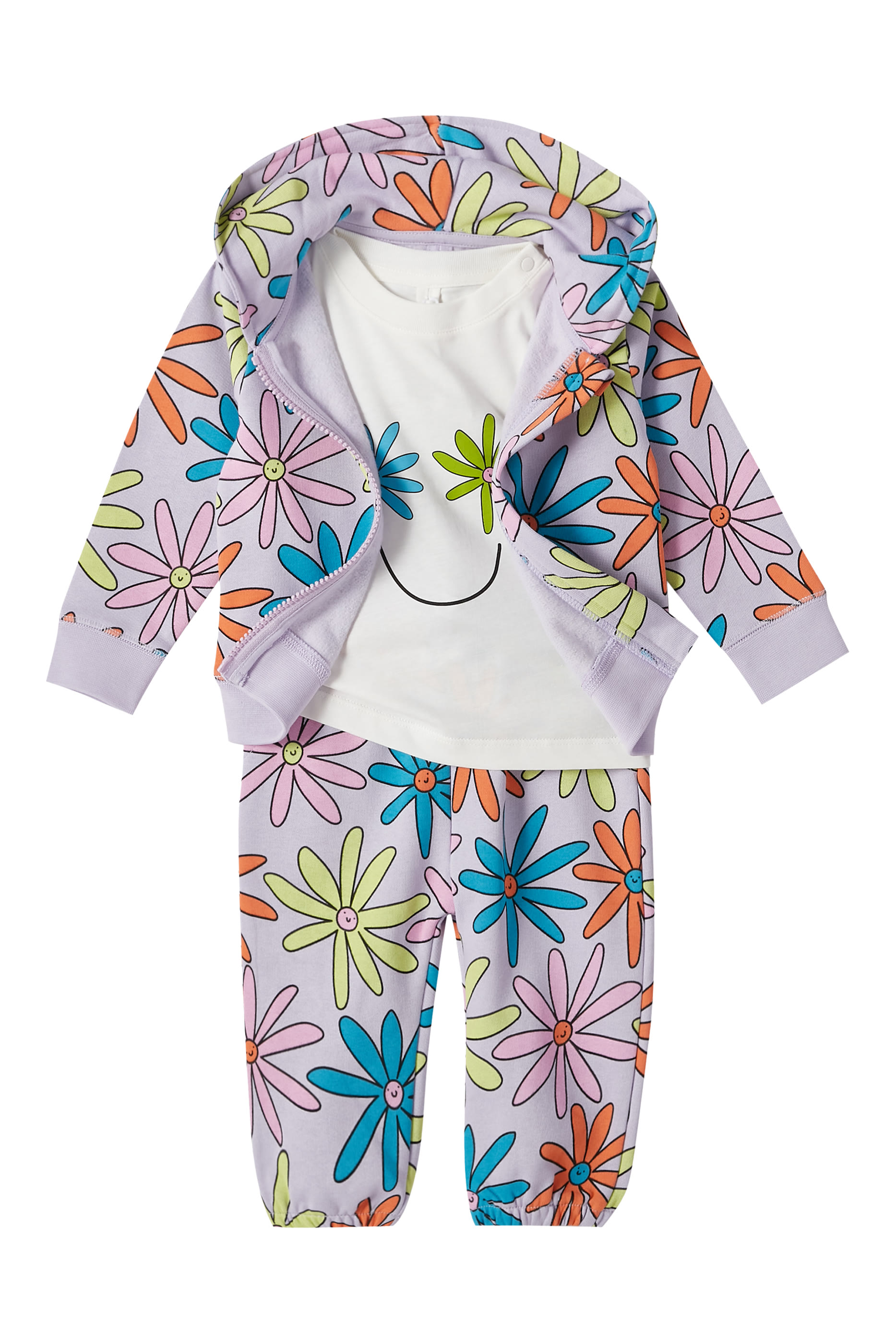 Kids Printed Sweatpants in Sustainable Cotton