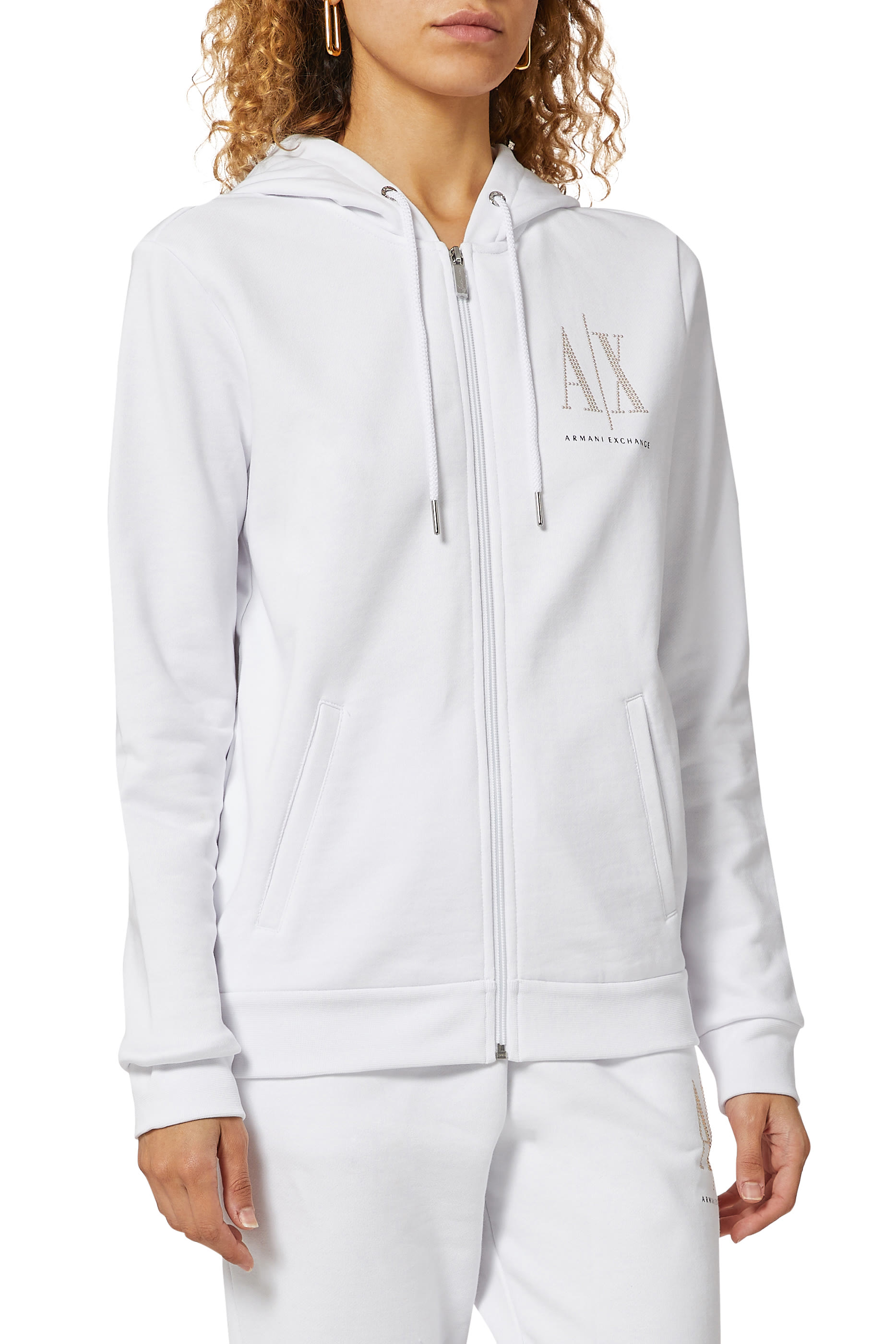 Icon Logo Cotton Zip Hoodie