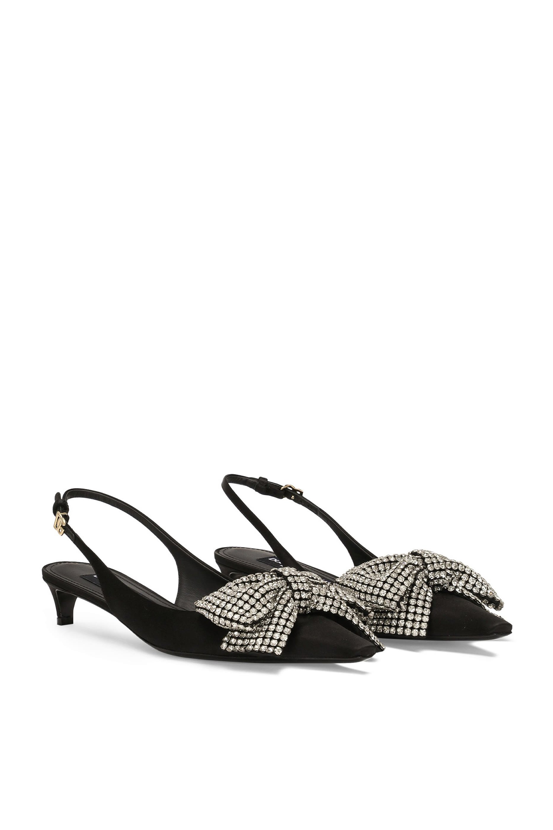 Satin Slingback 30 Pumps