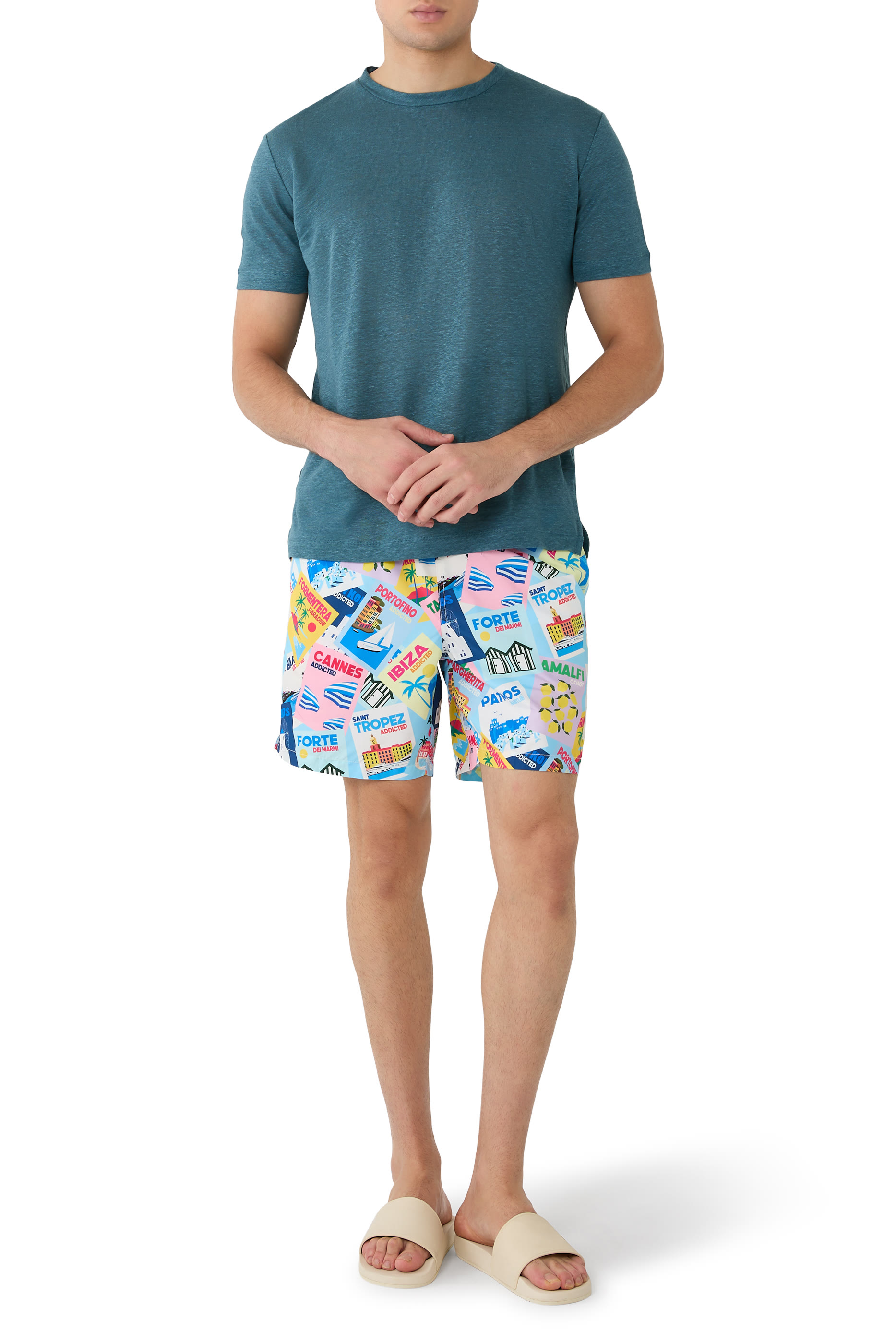 Lightweight Fabric Lighting Swim Shorts
