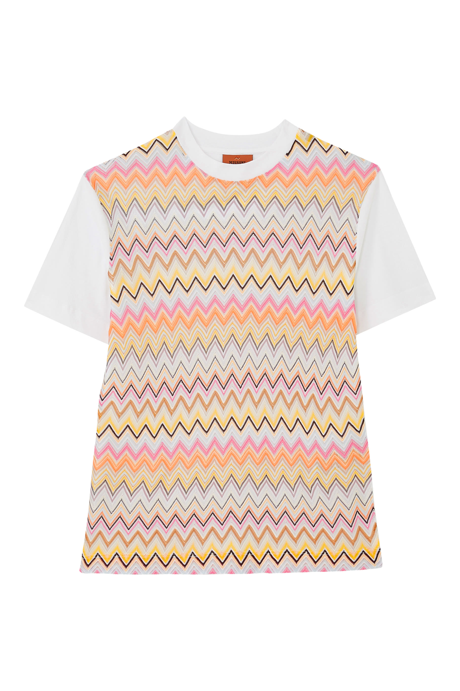 Zigzag Raschel And Jersey Short Sleeve Tshirt