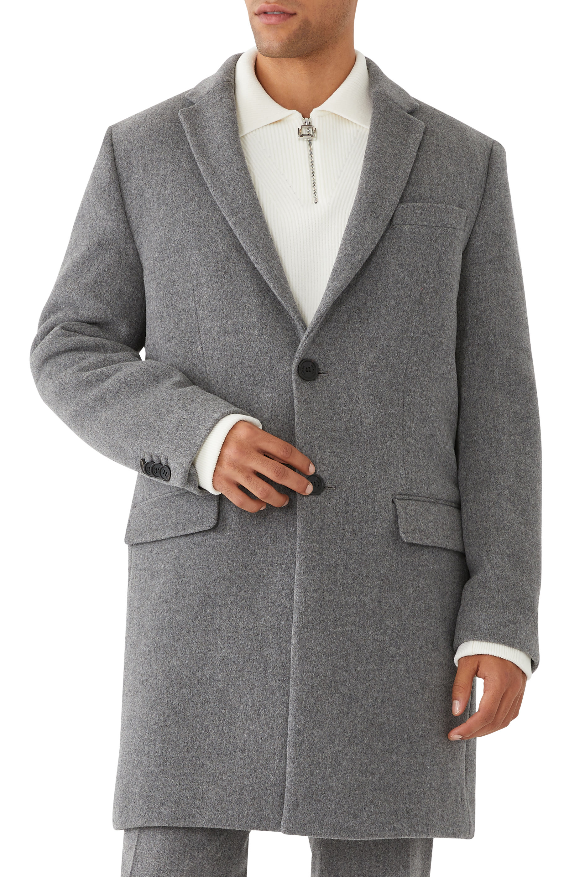 Skai-SLB, 3-in-1 Wool Coat with Removable Down Liner