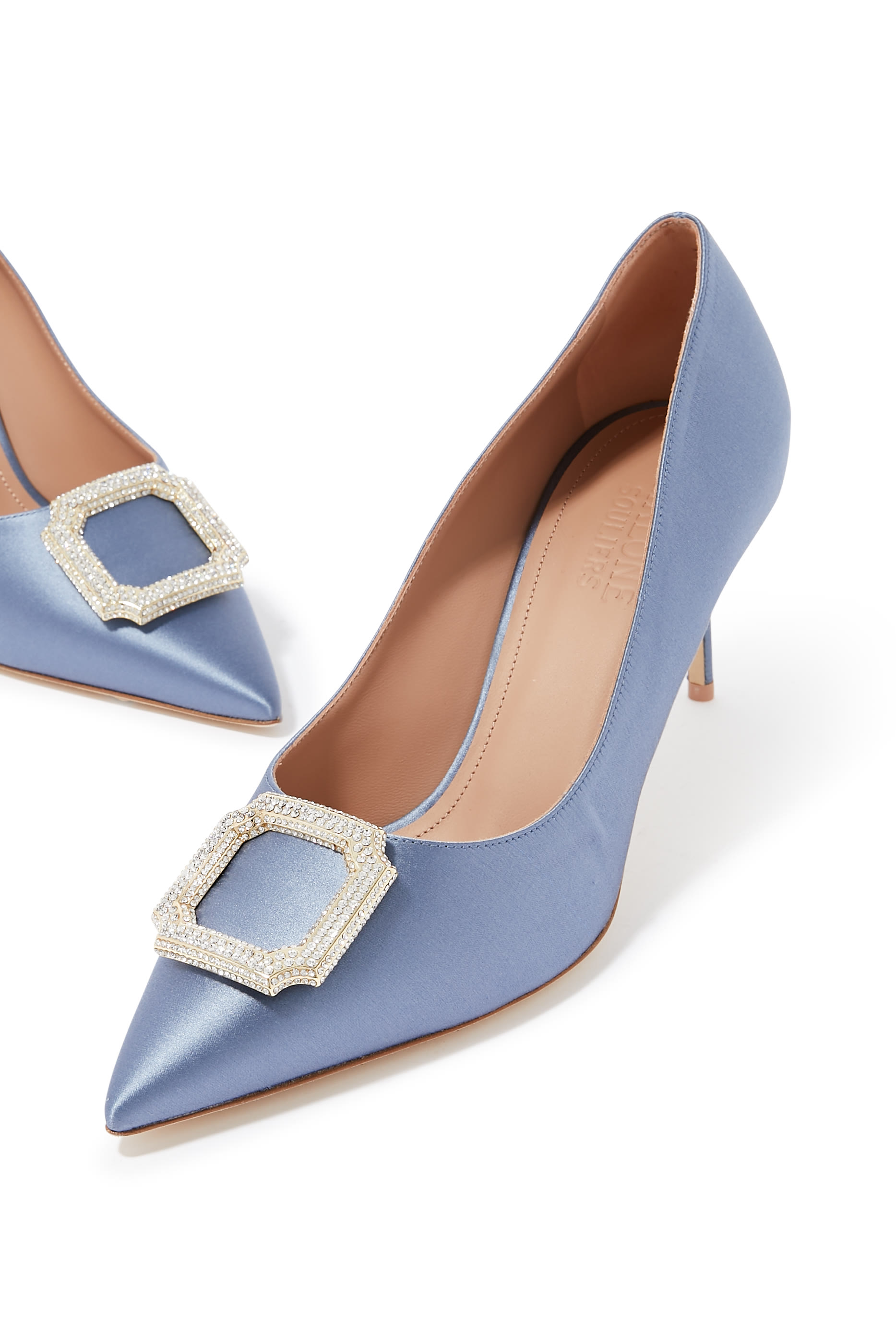 Monroe Satin 70 Slingback Pump