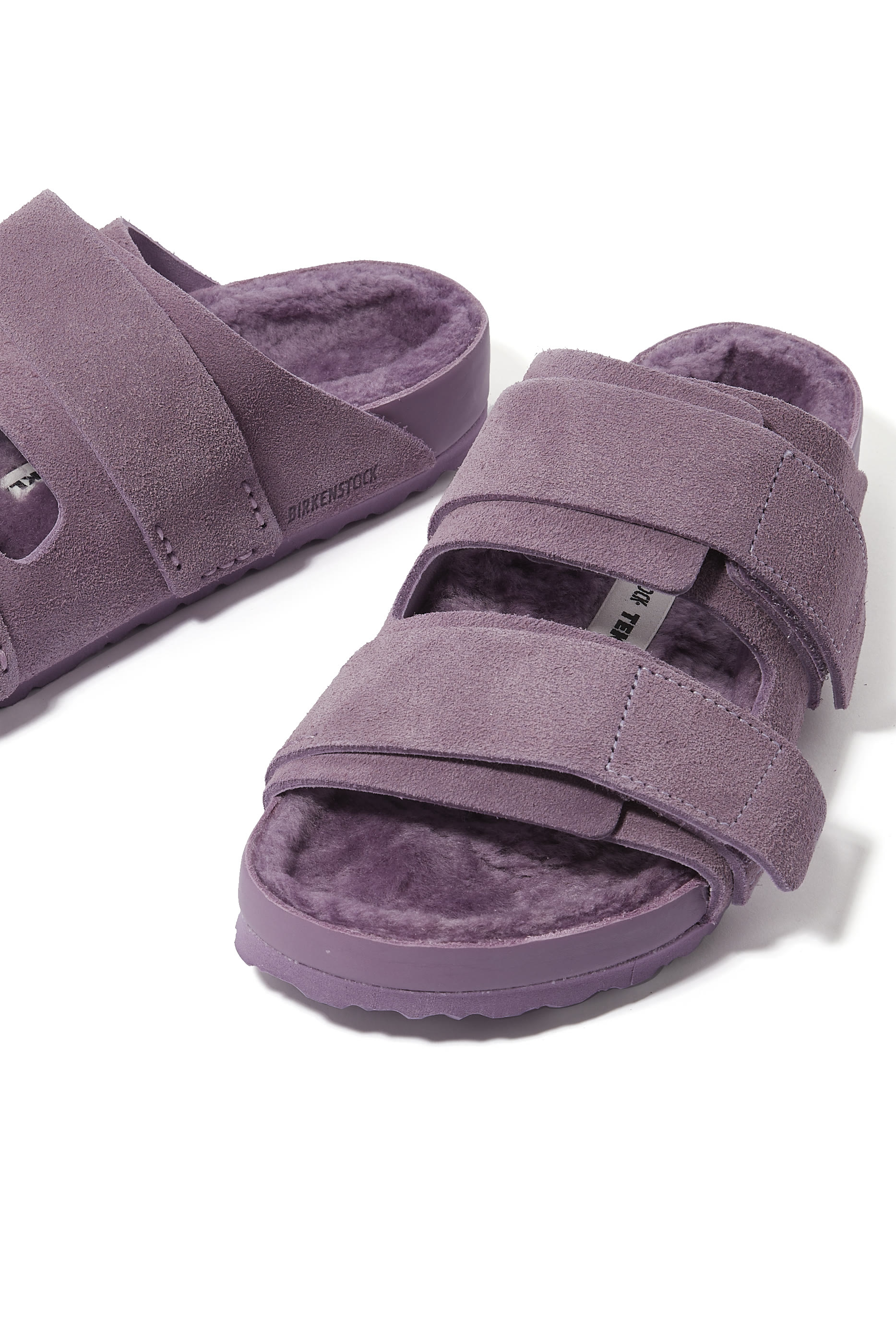 Uji Tekla Suede Fur Sandals