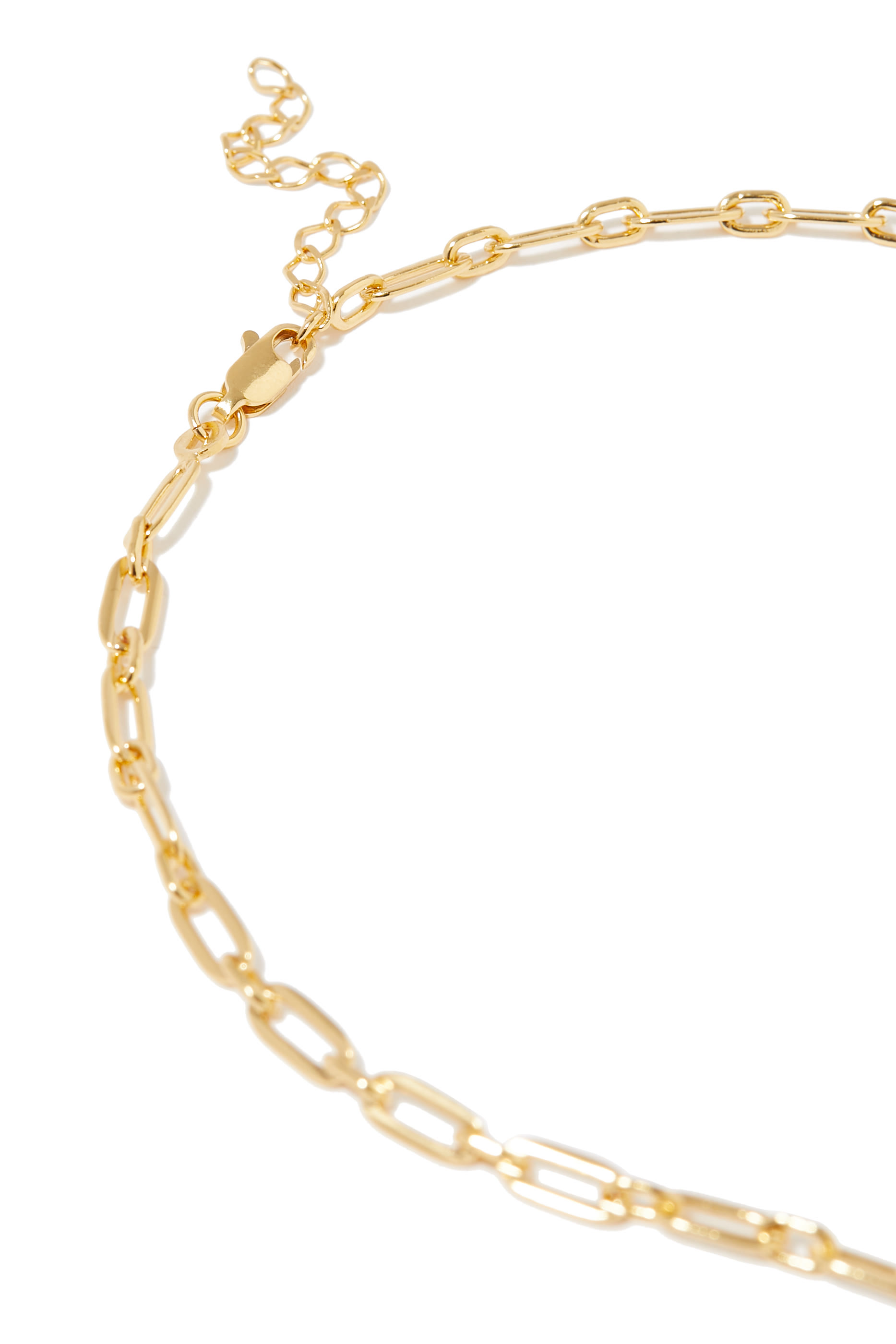 Mini Lydia Necklace, 18k Gold-Plated Metal & Swarovski Crystals
