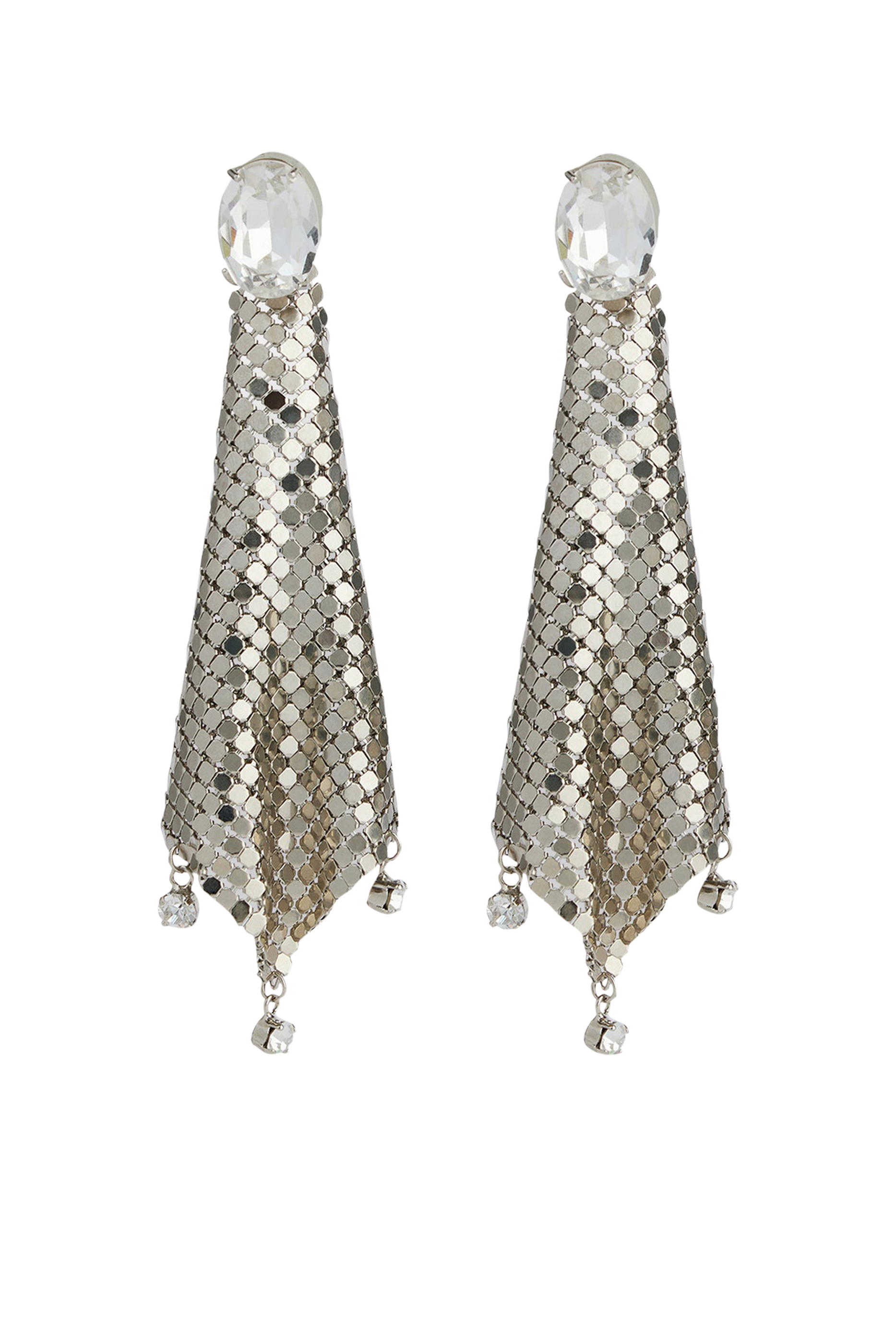 Pixel Strass Drop Earrings