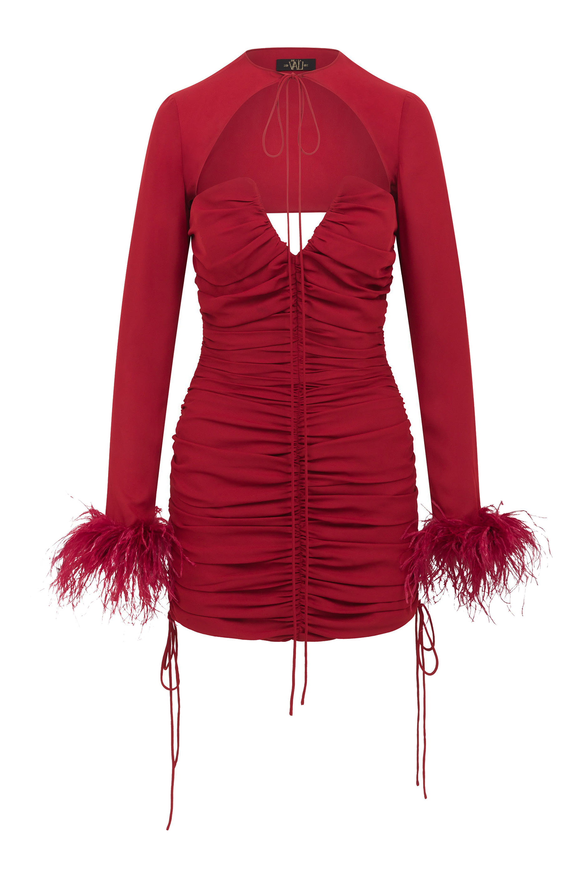 Mame Feather Mini Dress