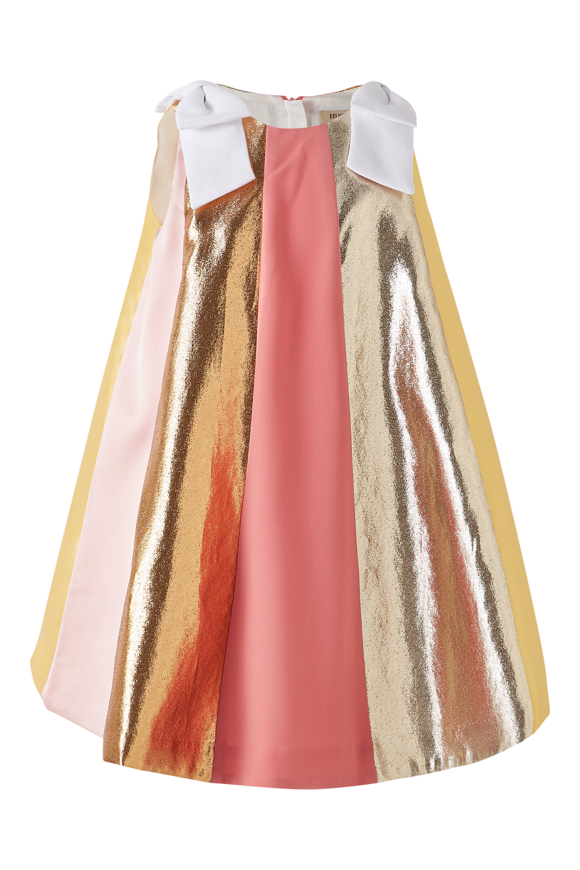 Rainbow Lam&eacute; Trapeze Dress