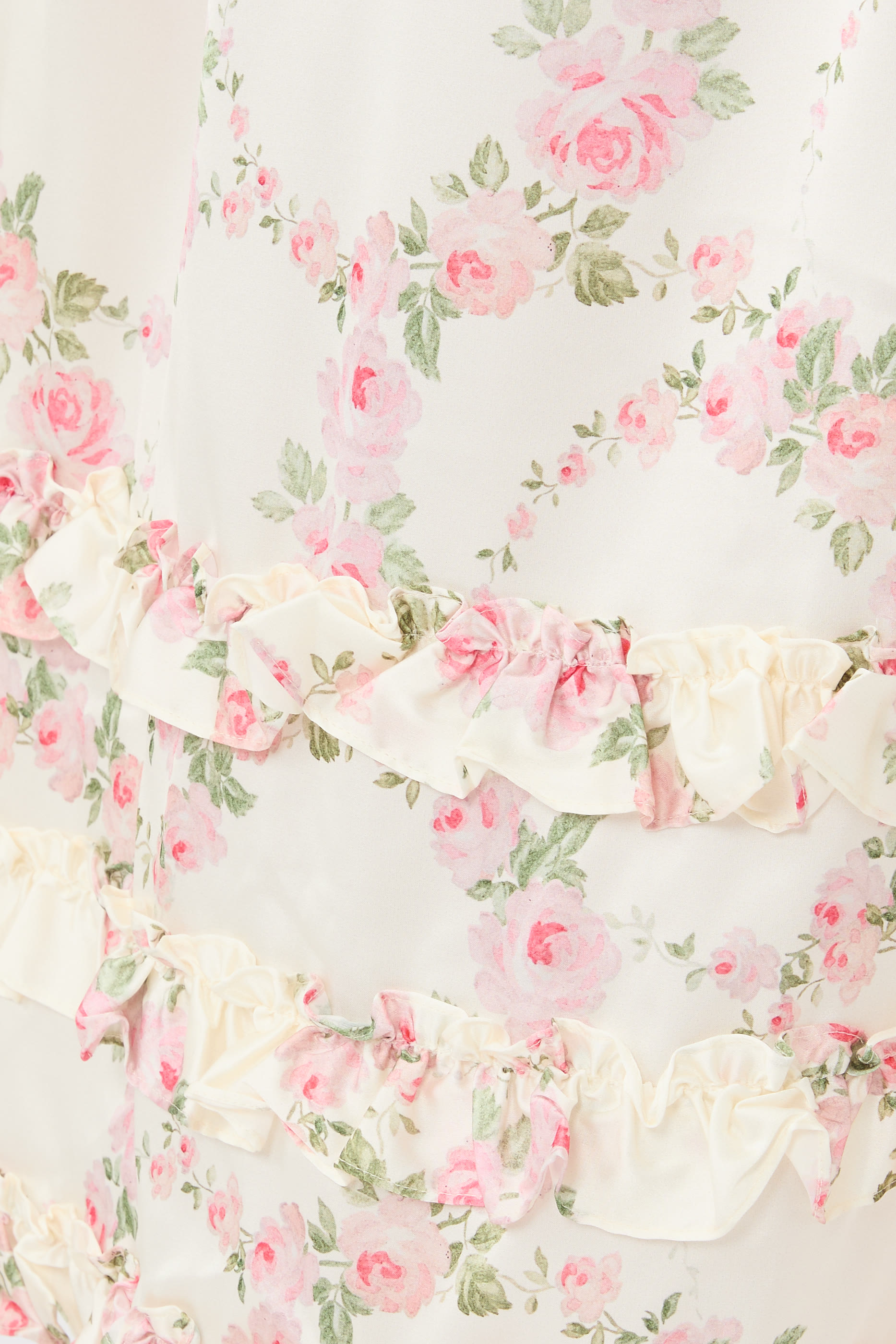  Ruffle Frill Hem Easy Skirt 