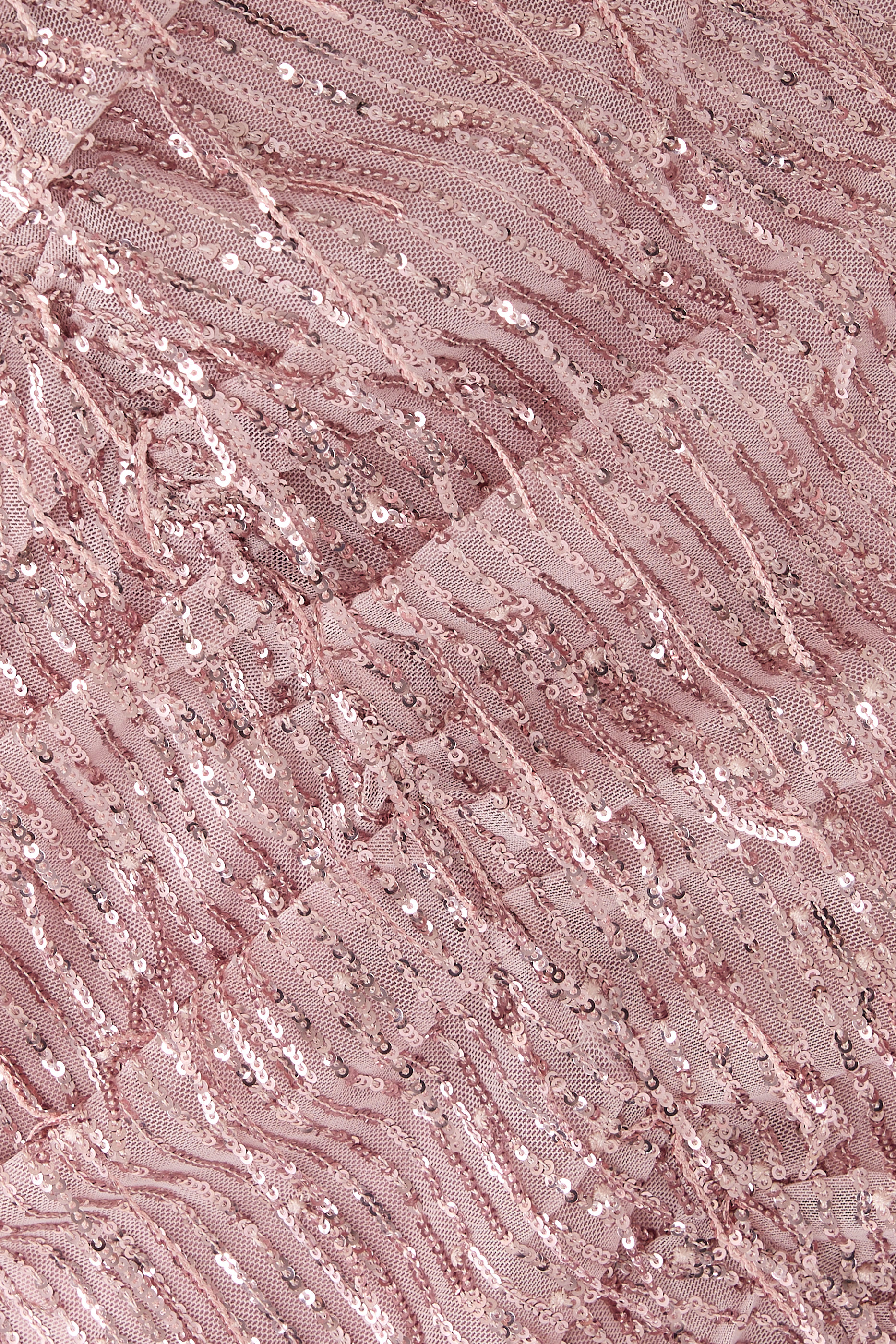 Sequin Fringe Mini Dress