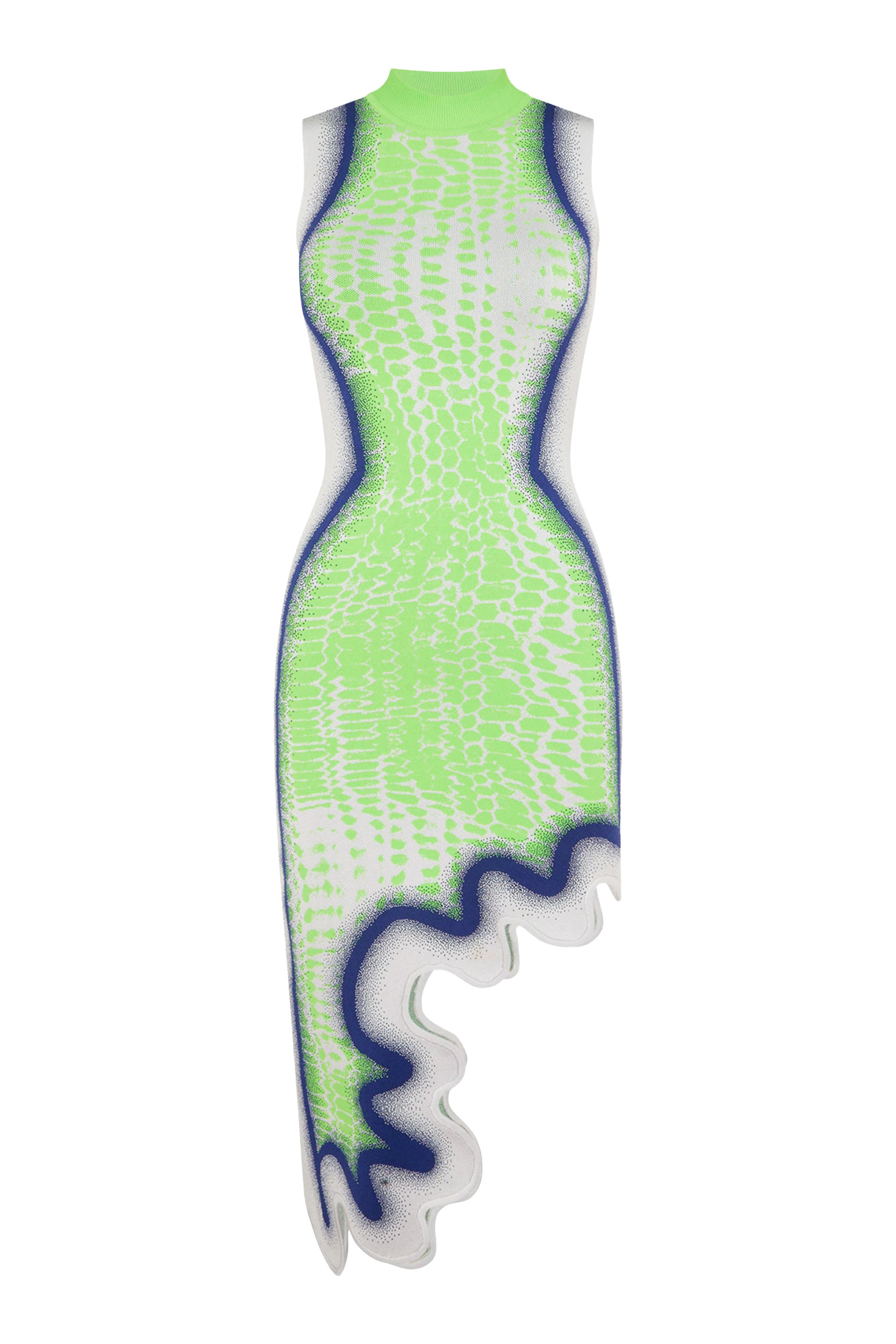 Brooklyn Wavy Asymmetric Dress