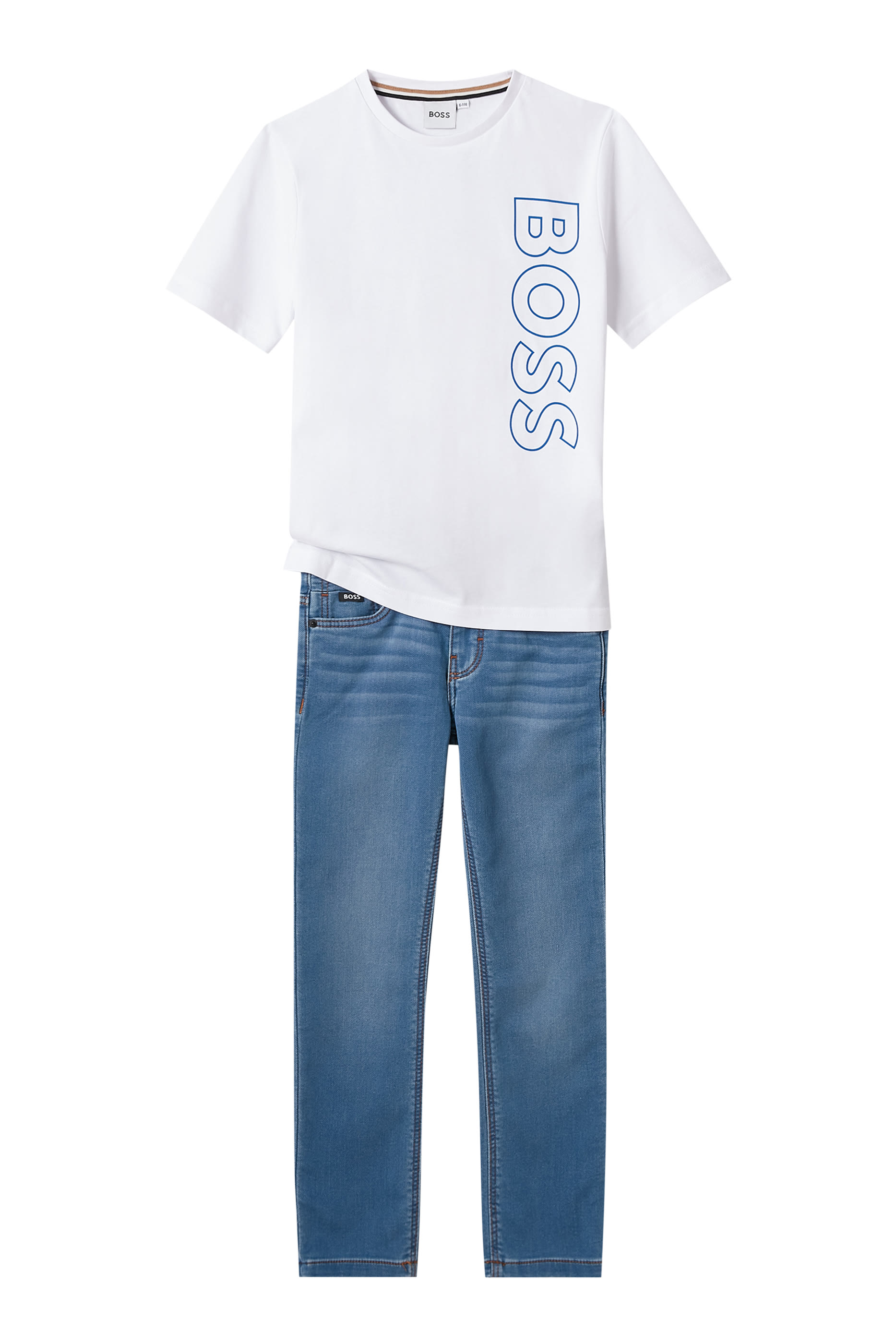 Kids Low-Rise Straight Leg Jeans