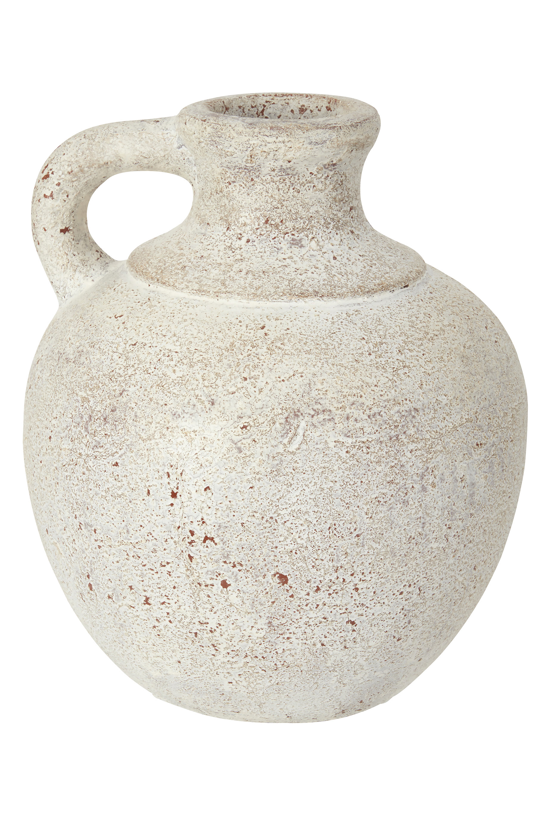 Arley Whitewashed Terracotta Jug