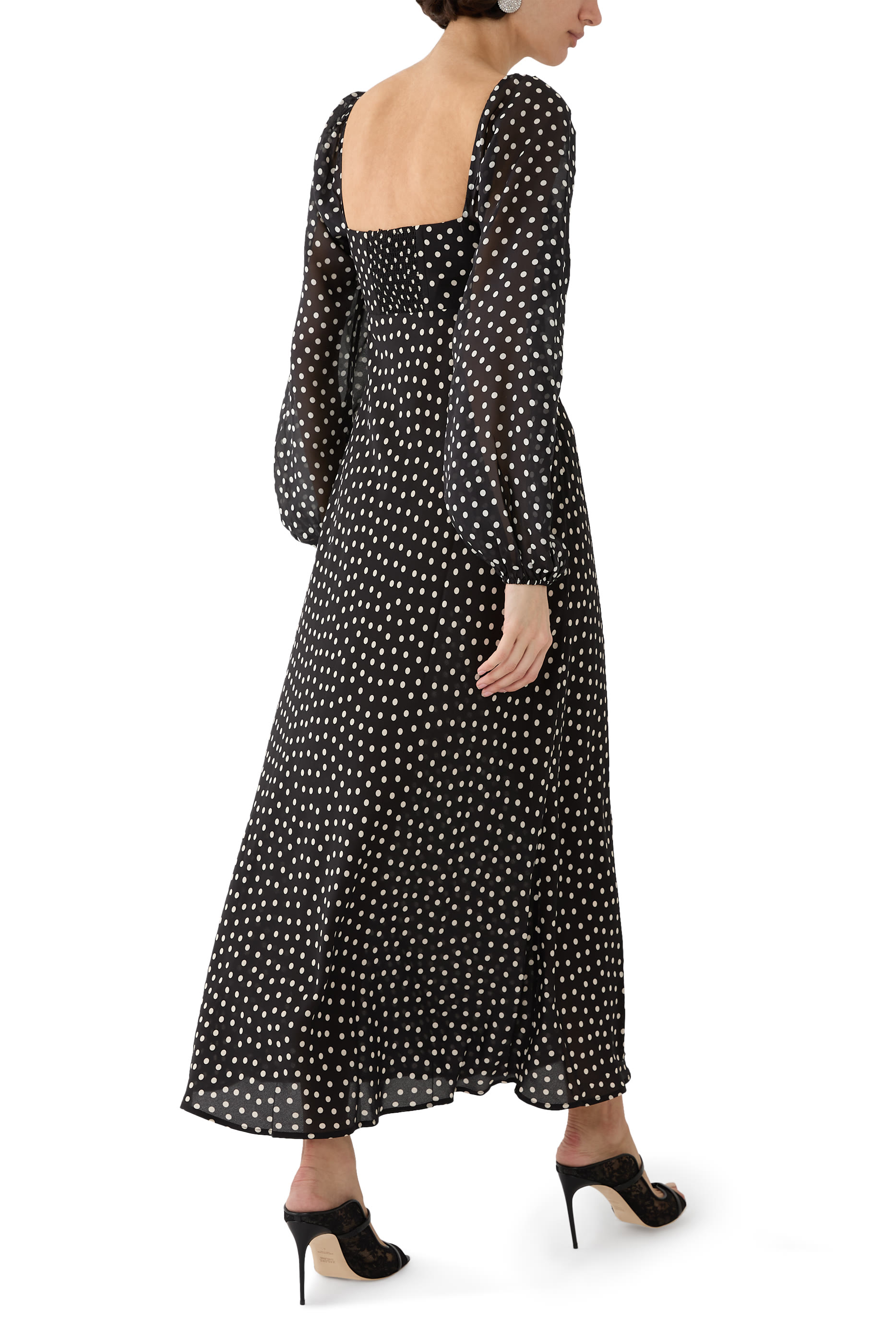 Crepe Midi Dress
