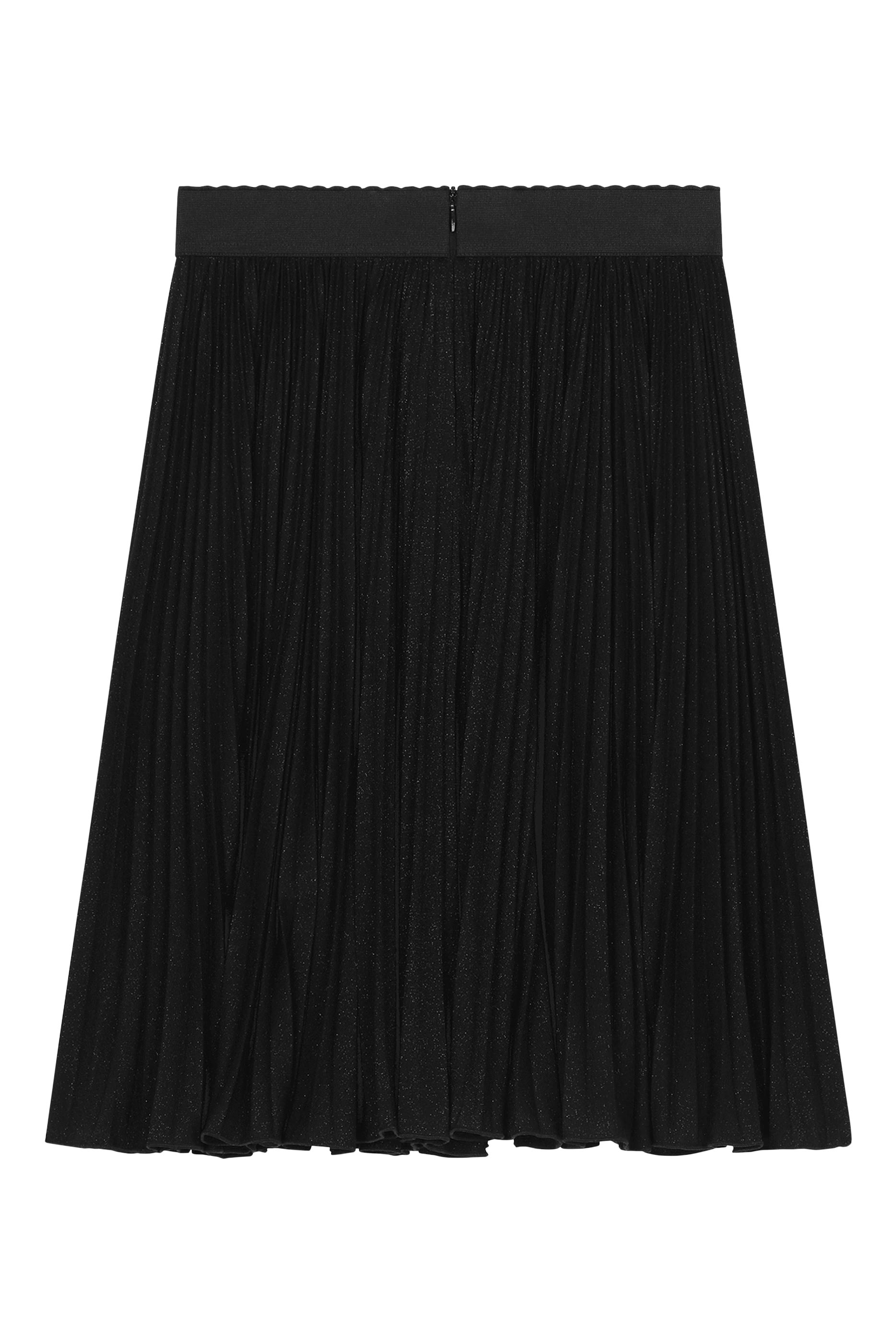 Kids Pleated Lurex Skirt