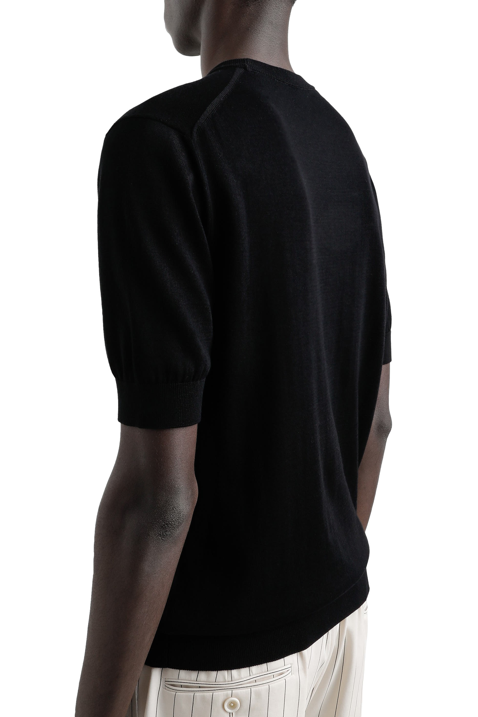 Cotton Round-Neck Sweater