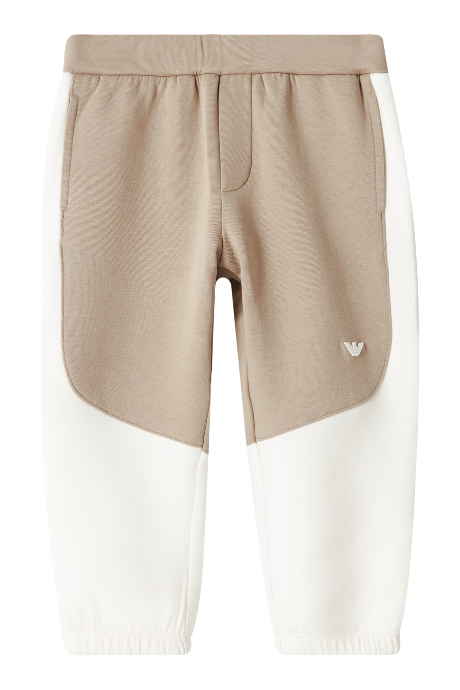 Kids Color-Bock Cotton-Blend Joggers