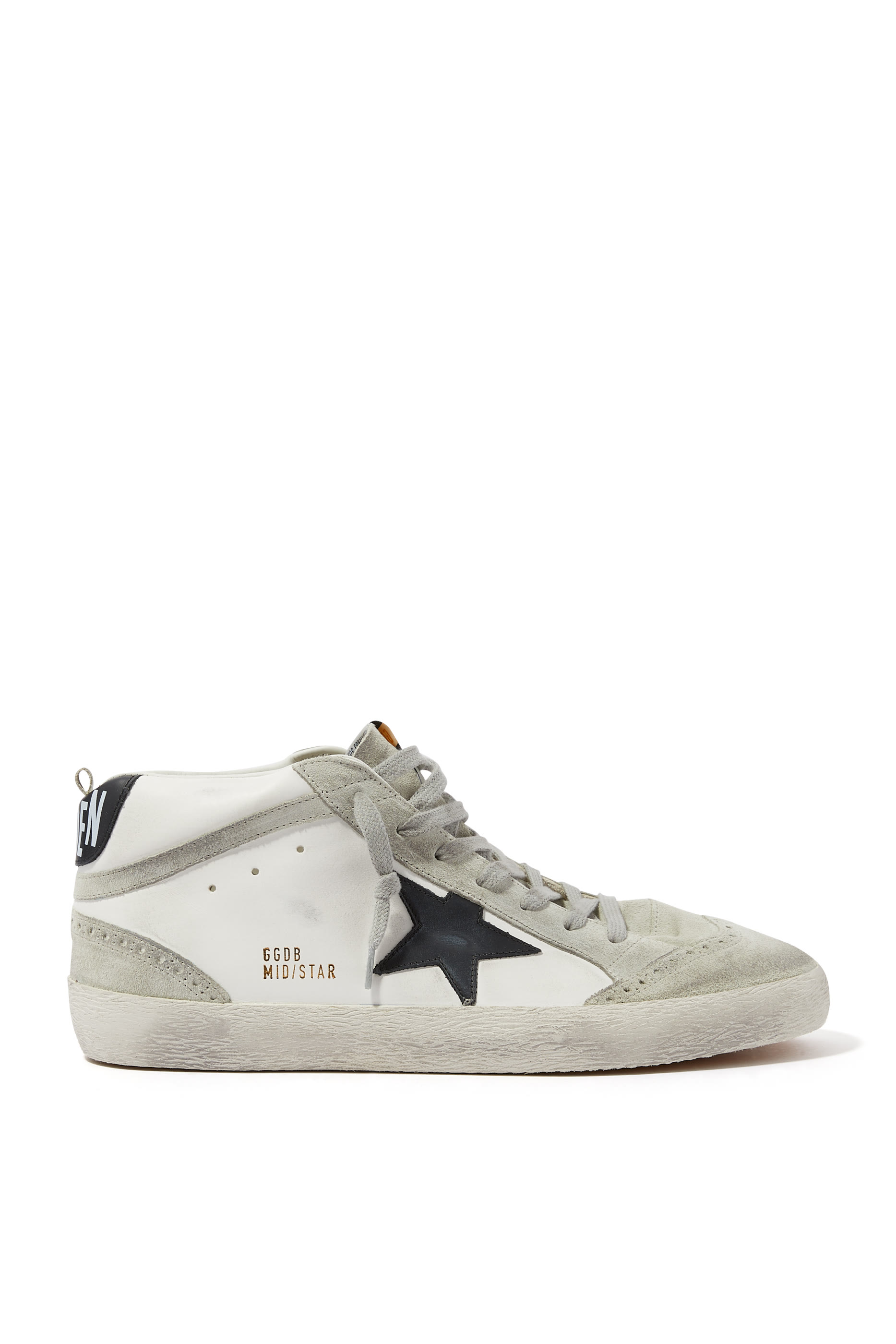 Mid Star Leather Sneakers
