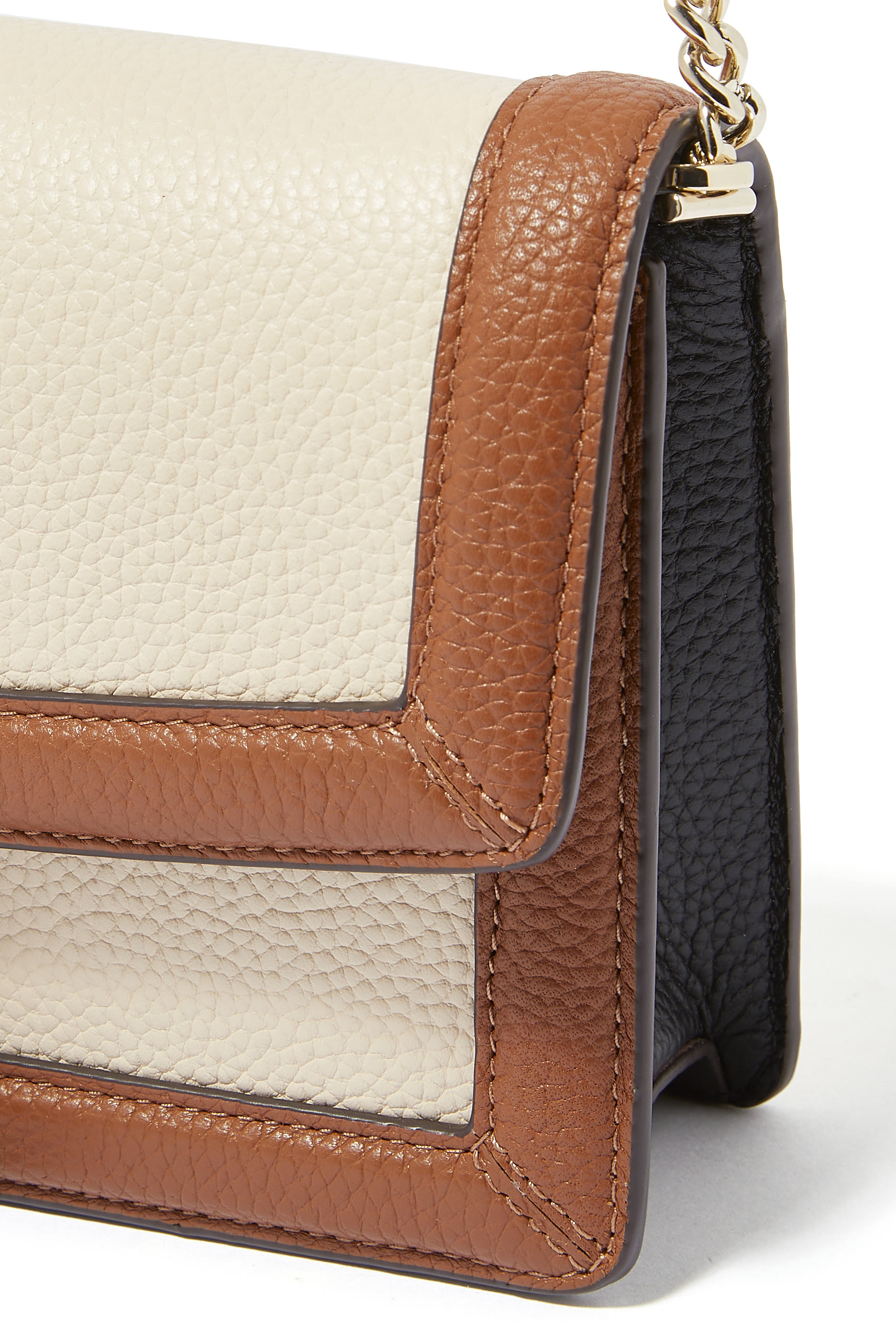 Knott Color-Blocked Flap Crossbody