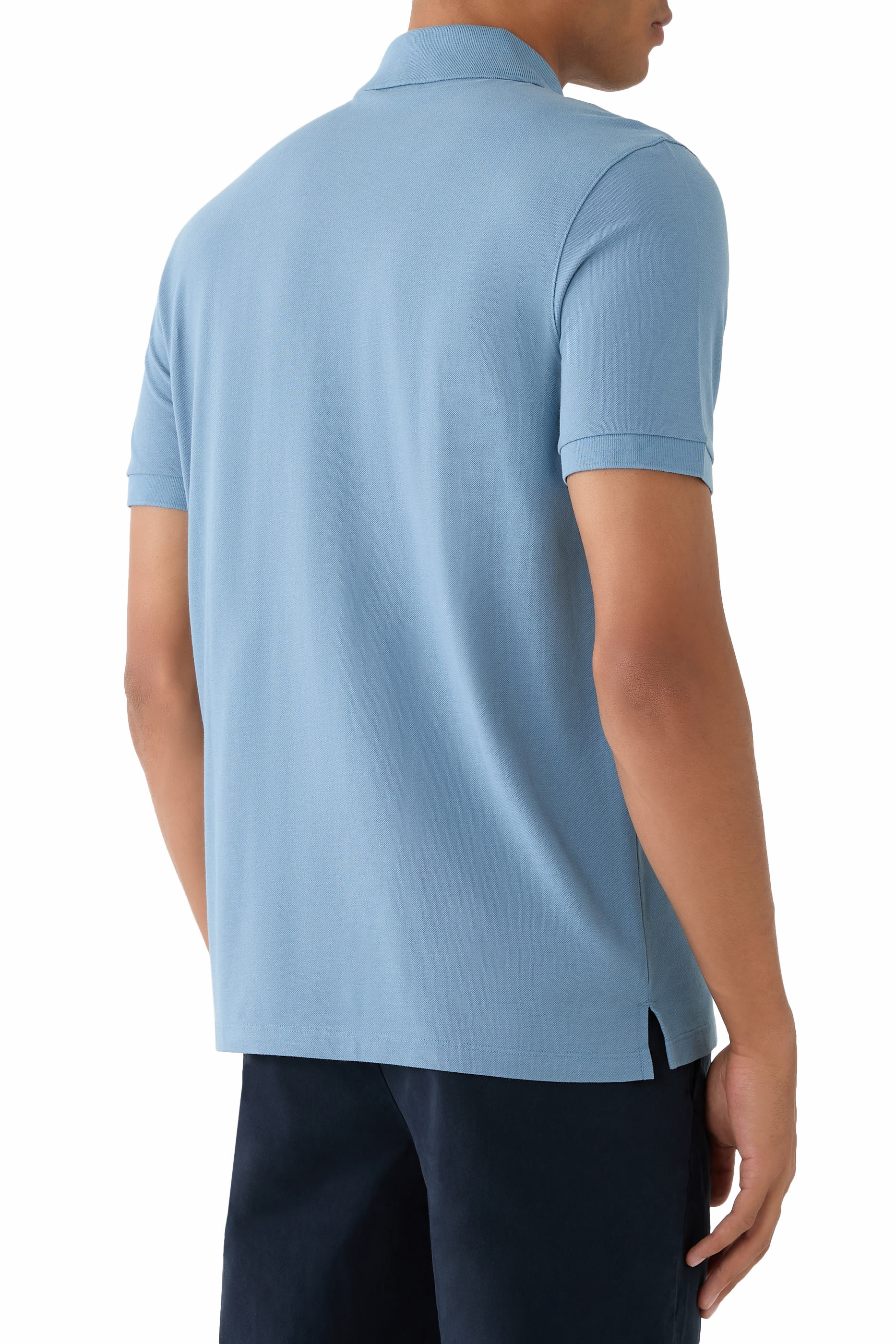 Logo Pallas Polo Shirt in Cotton Piqu&eacute;