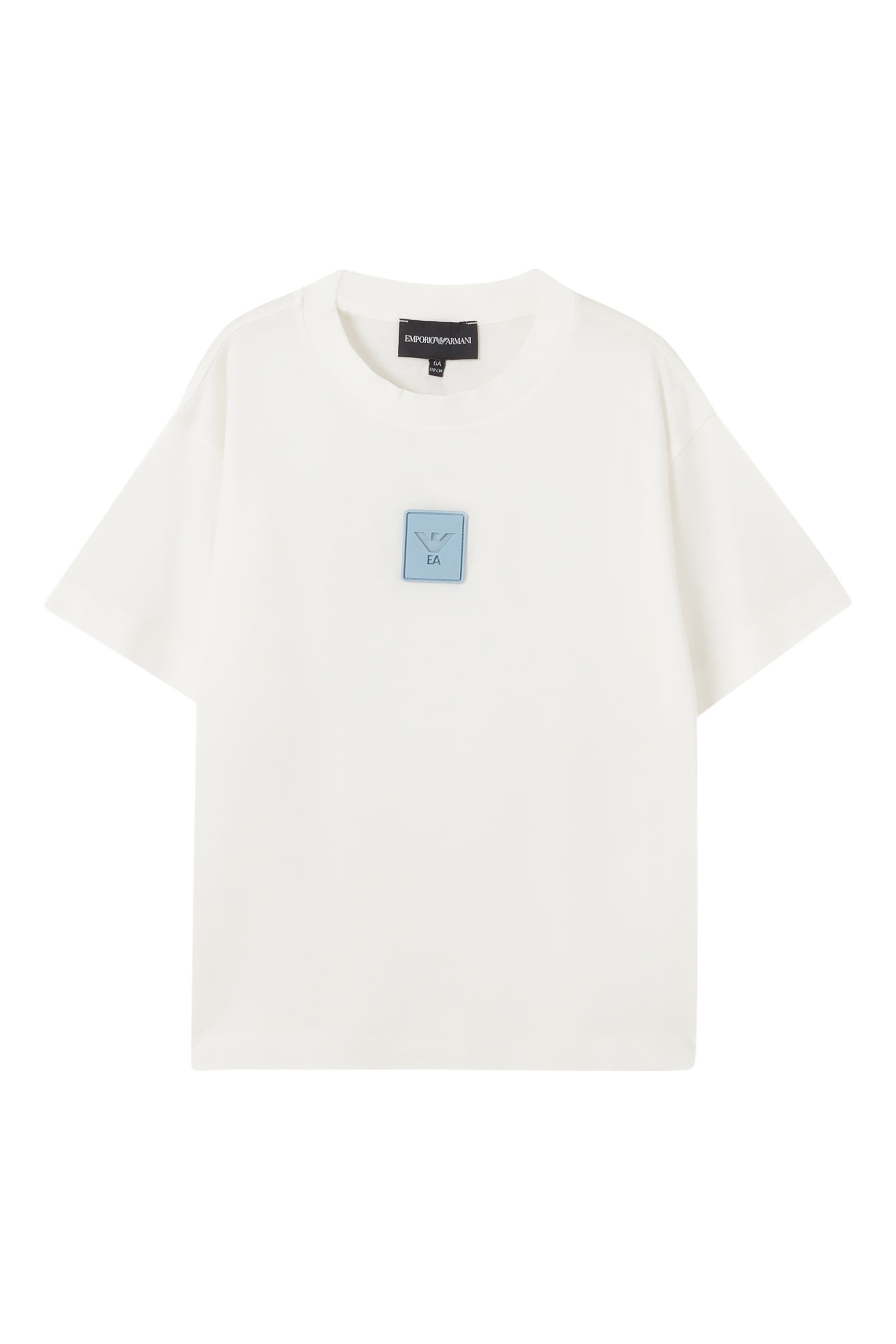 Kids Eagle Logo Patch Detail T-Shirt