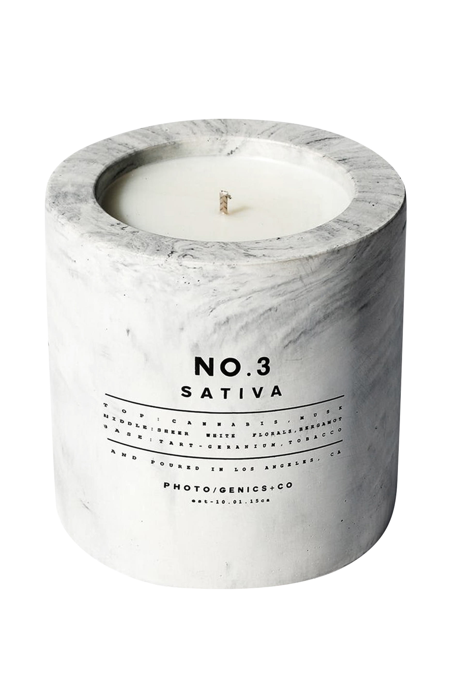 3 Concrete Candle (Sativa)