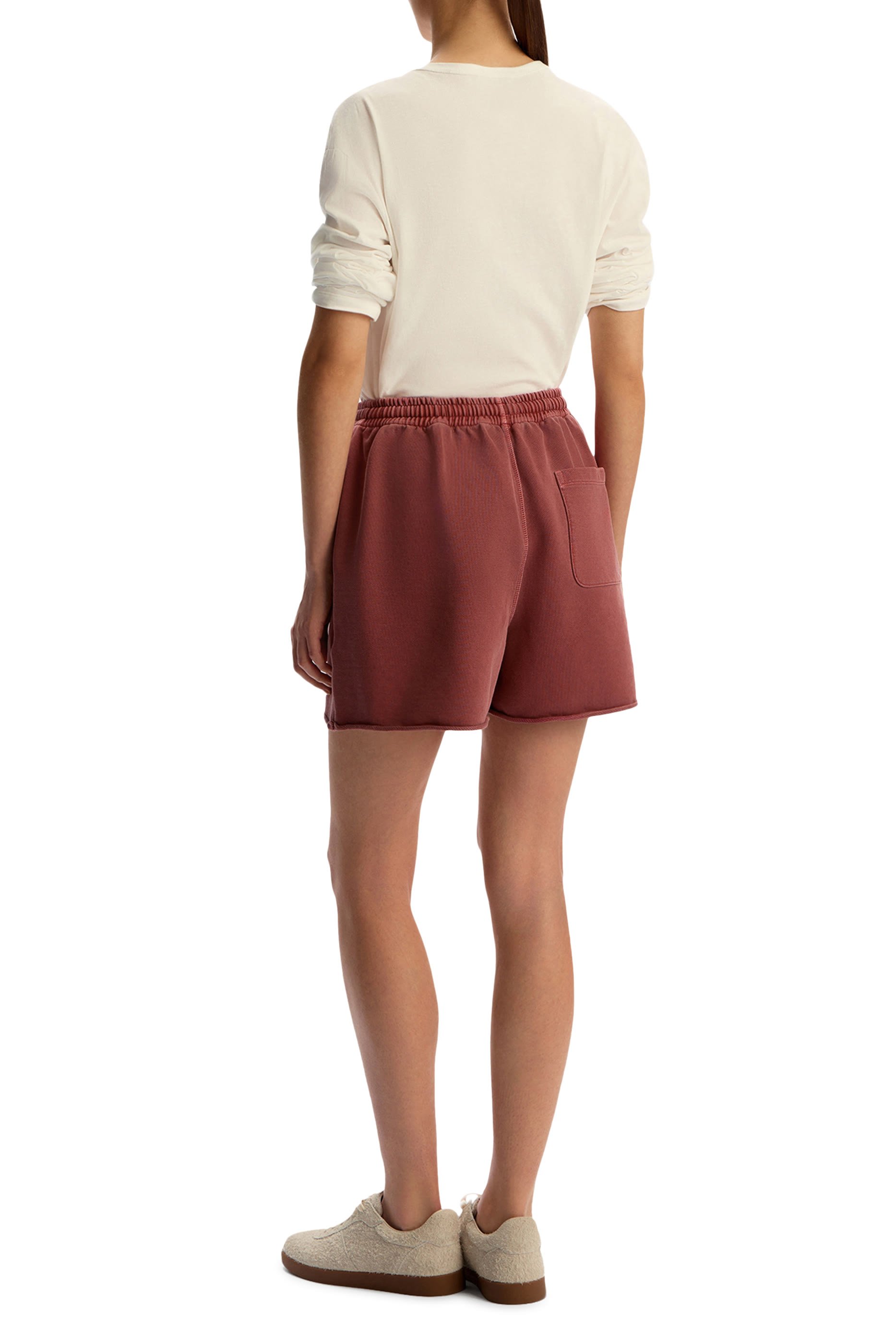 Garment-Dyed Terry Shorts 