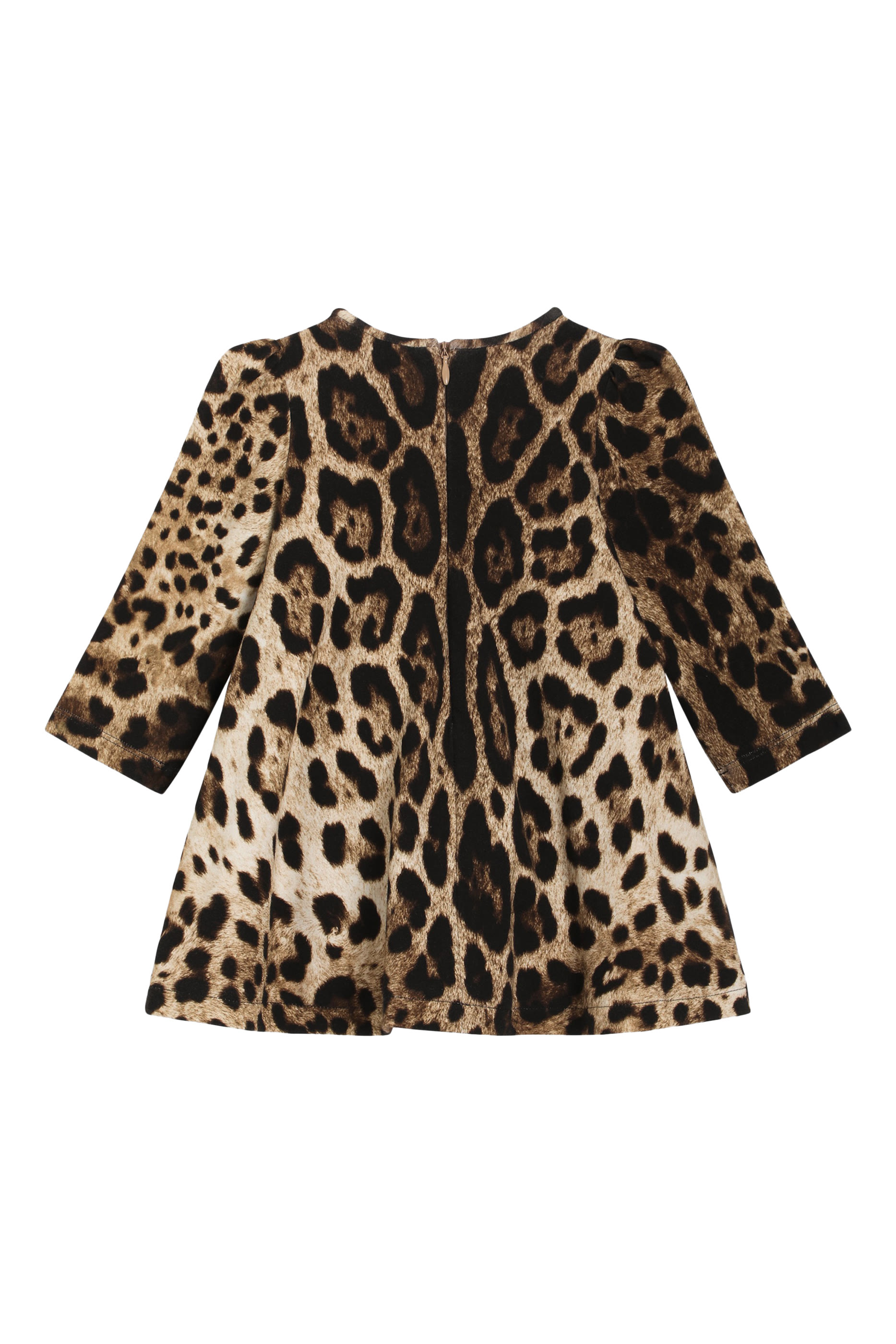 Kids Leopard Print Interlock Dress