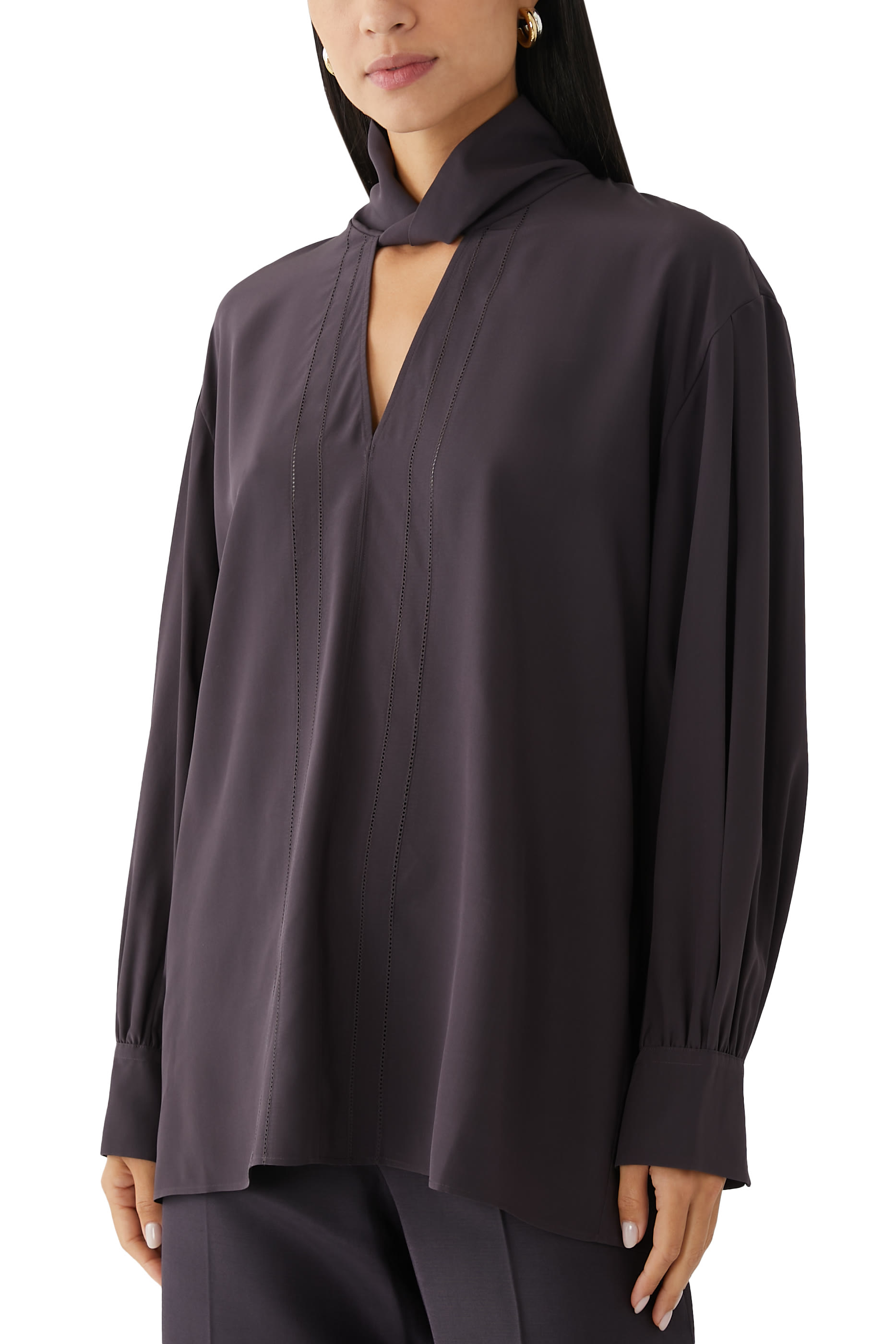 Rivoli Silk Crepe de Chine Blouse