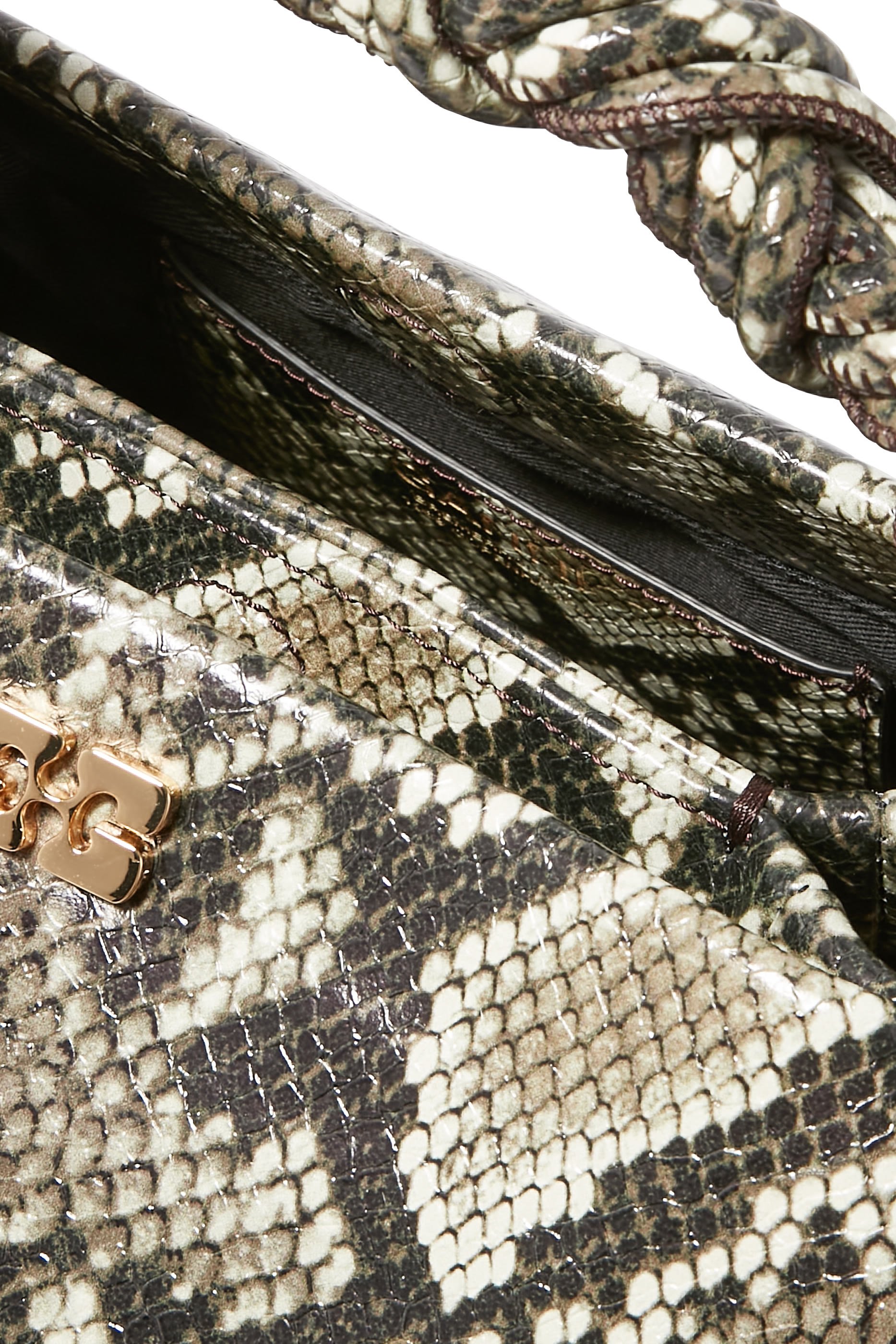 Snake Print Bou Bag
