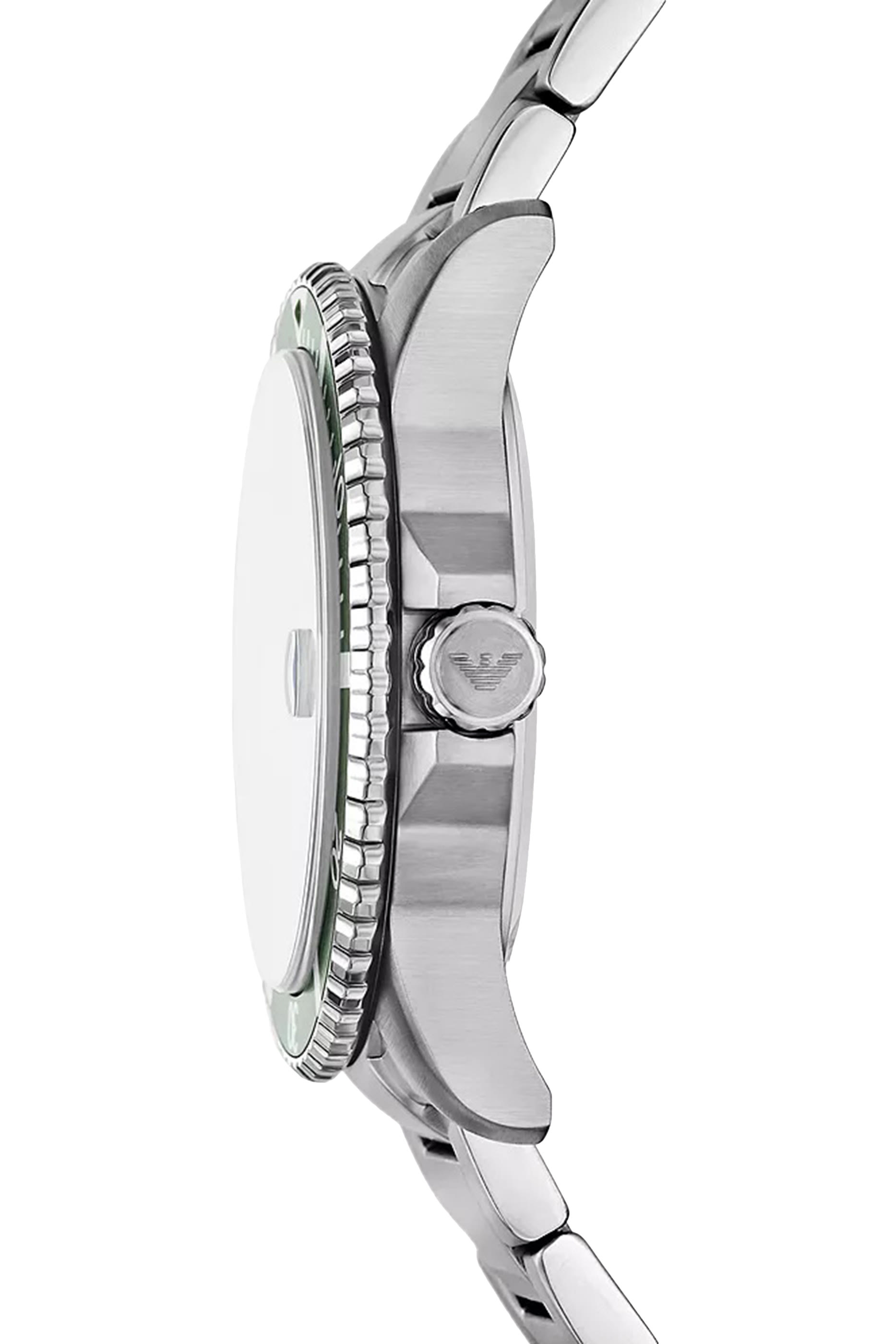 World Explorer Three-Hand Date Stainless Steel Watch