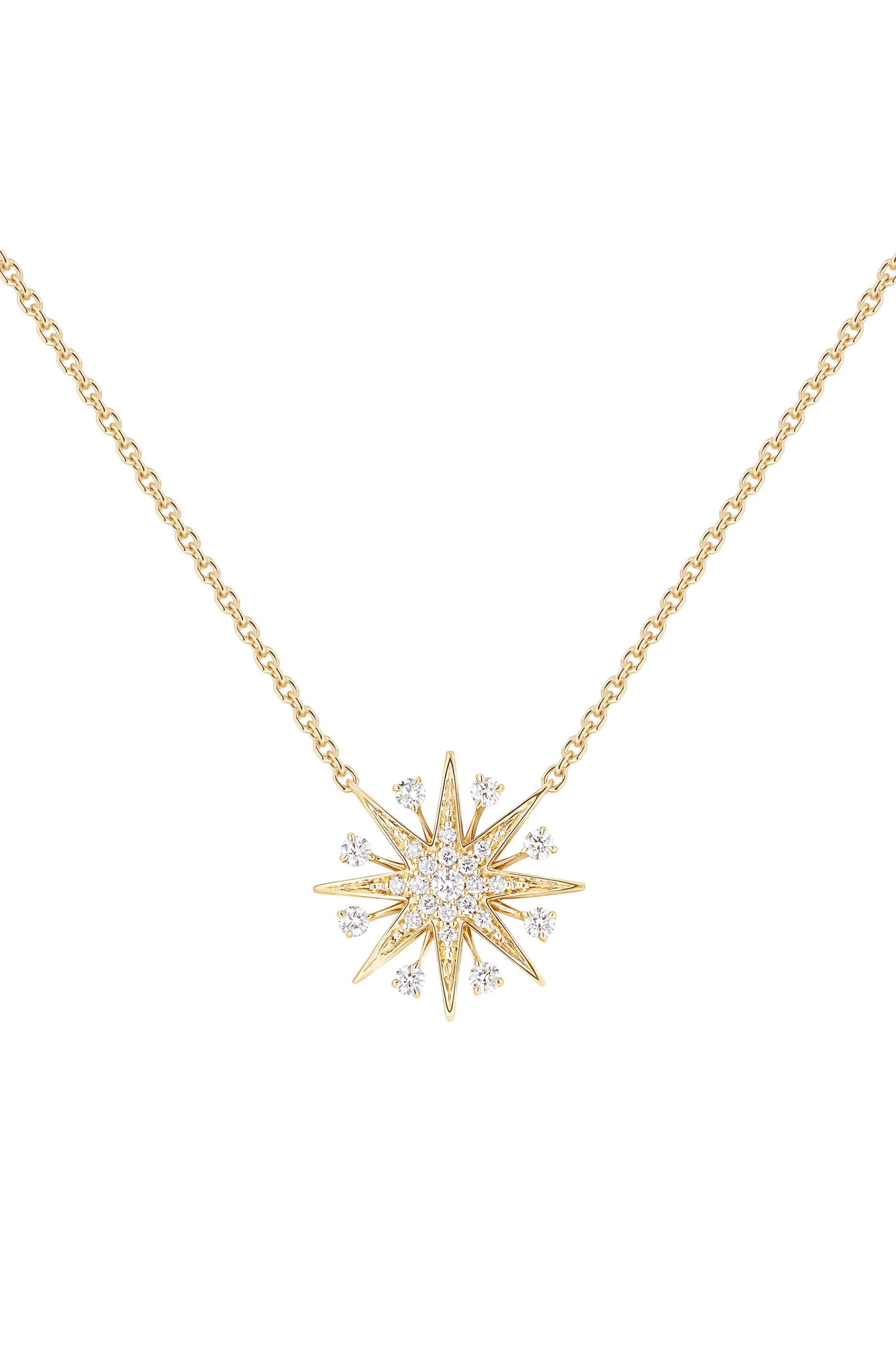 Starlight Mini Icons Pendant, 18K Yellow Gold & Diamonds
