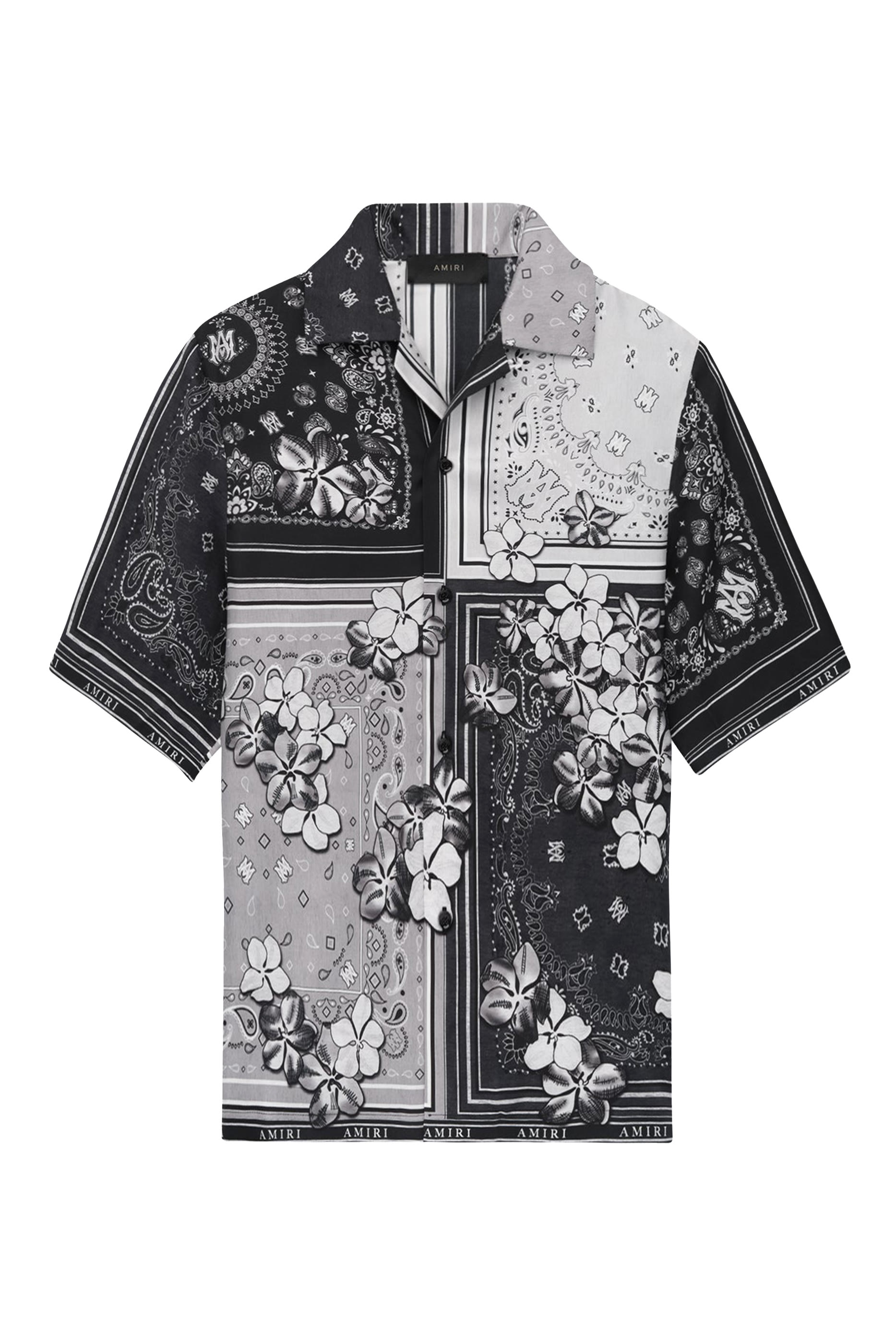 Bandana Floral Bowling Shirt