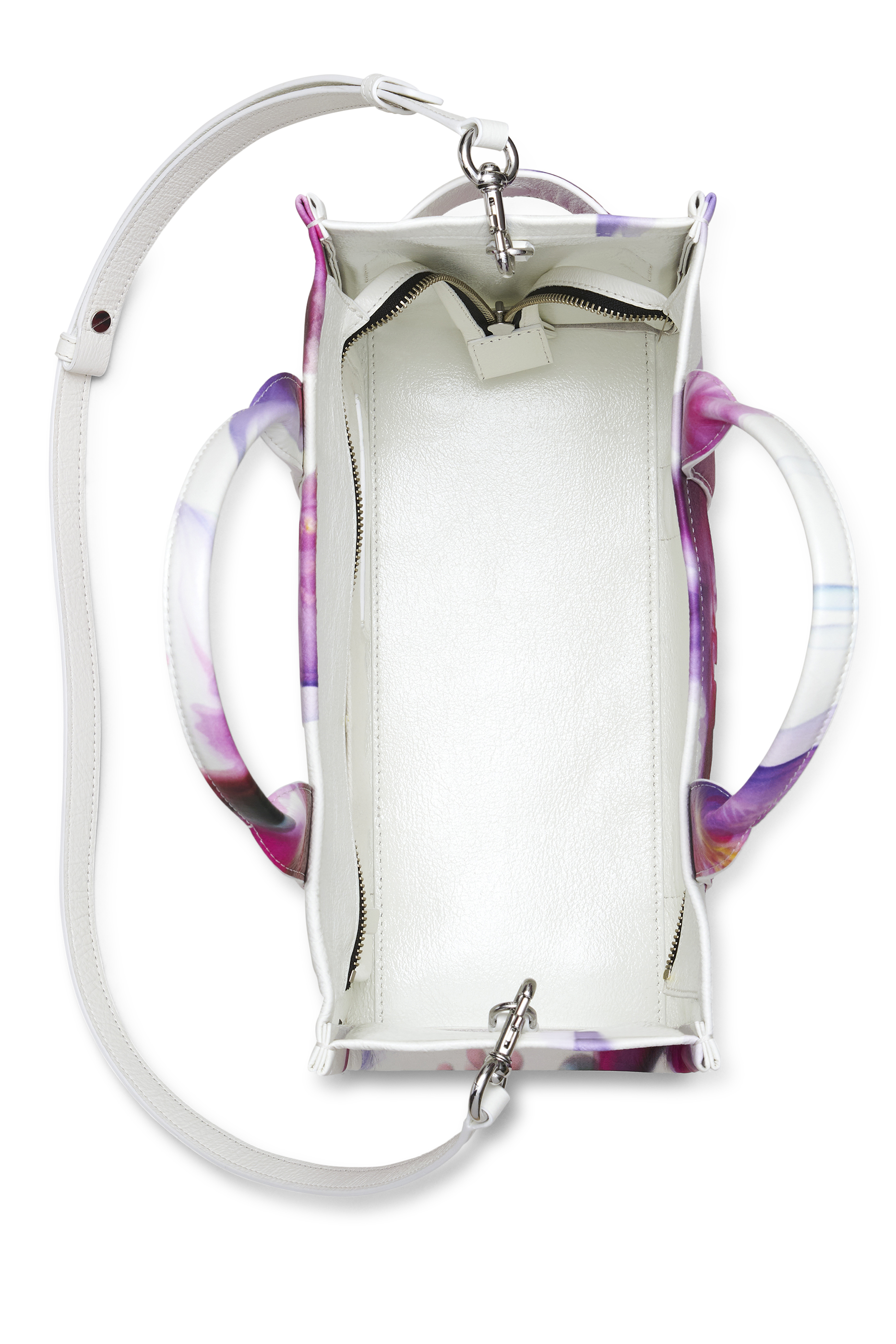 The Future Floral Leather Medium Tote Bag